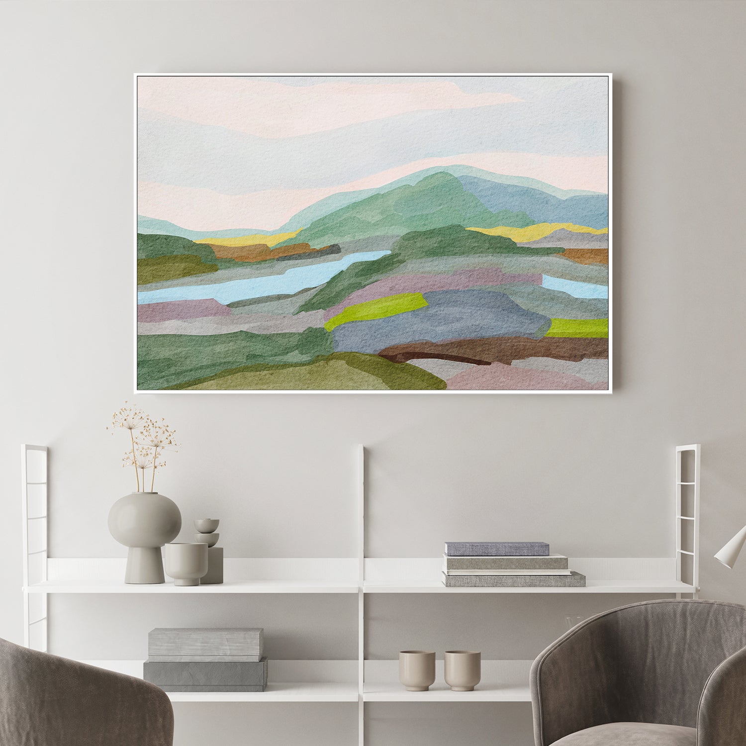 wall-art-print-canvas-poster-framed-Earthy Tones Escape , By Nikita Jariwala-2