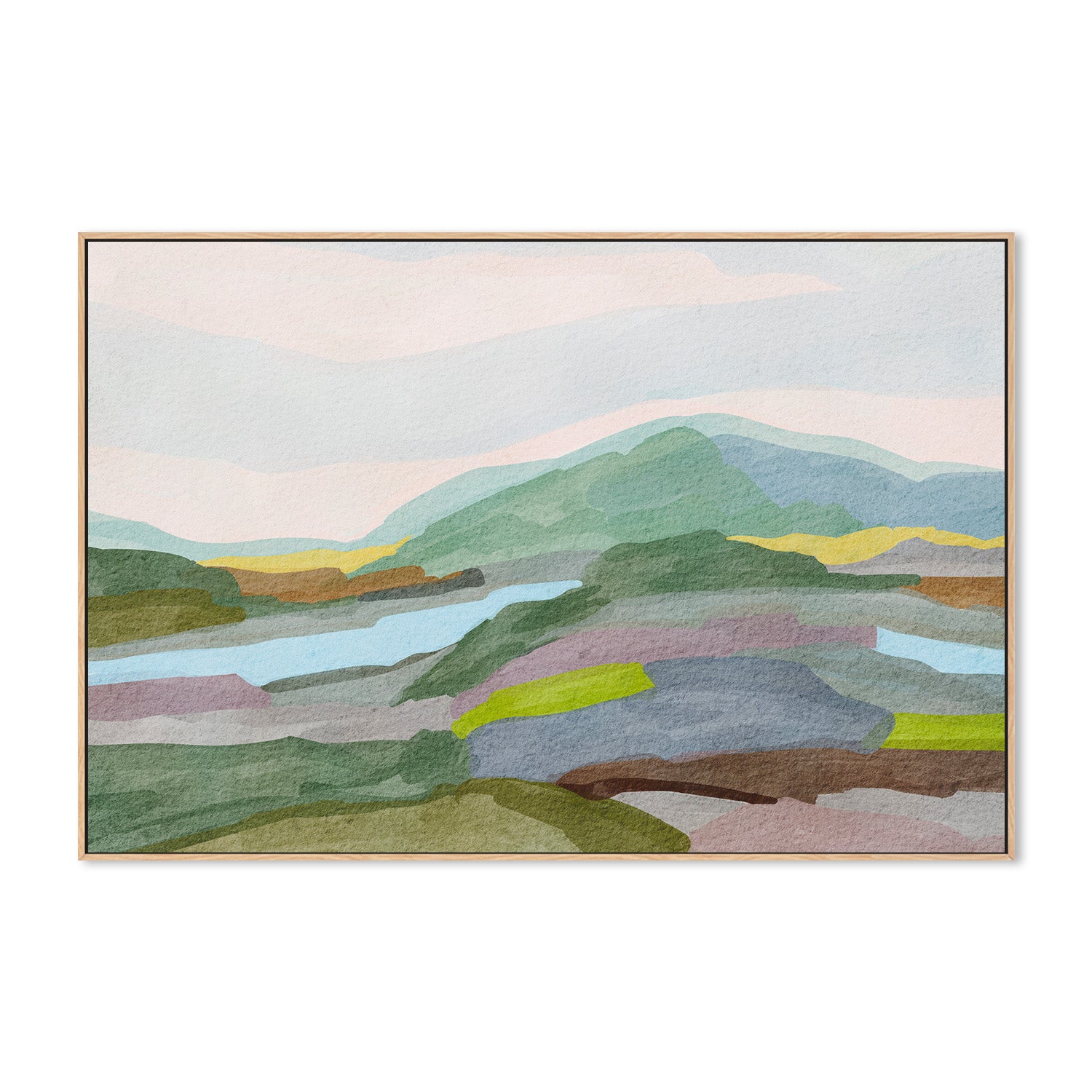 wall-art-print-canvas-poster-framed-Earthy Tones Escape , By Nikita Jariwala-4
