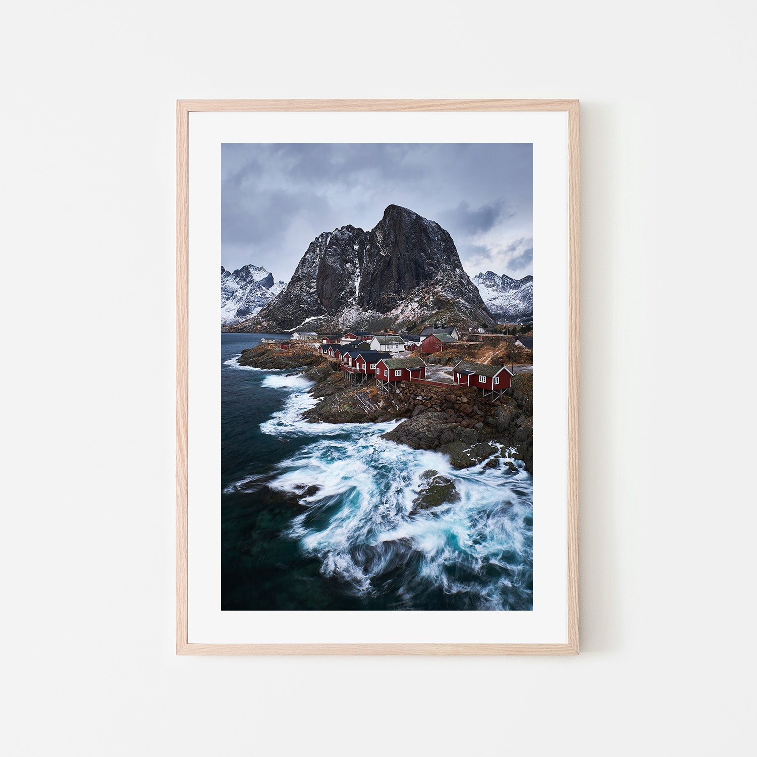 wall-art-print-canvas-poster-framed-Edge of the North Hamnøy in Winter-6
