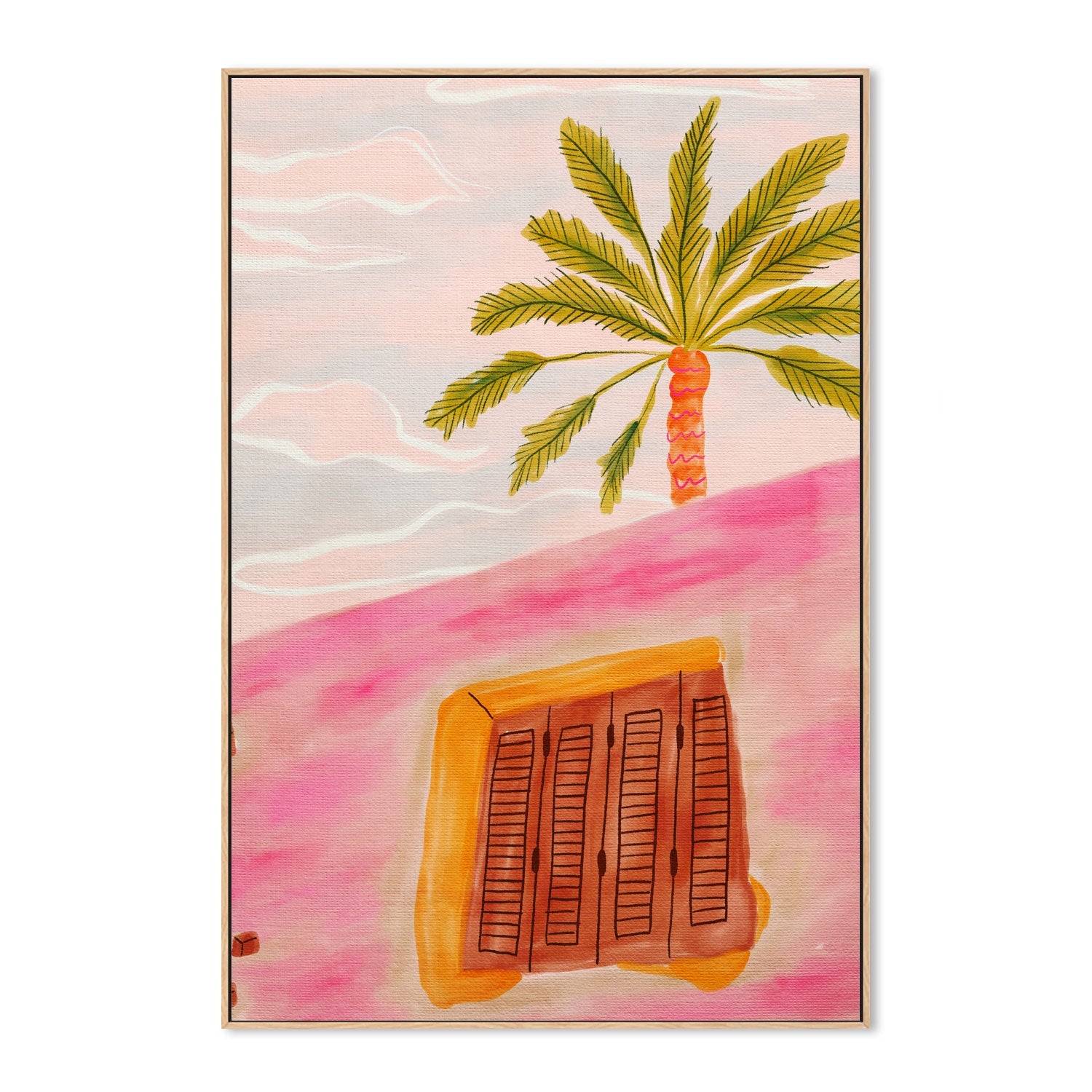 wall-art-print-canvas-poster-framed-Egypt House , By Kartika Paramita-4