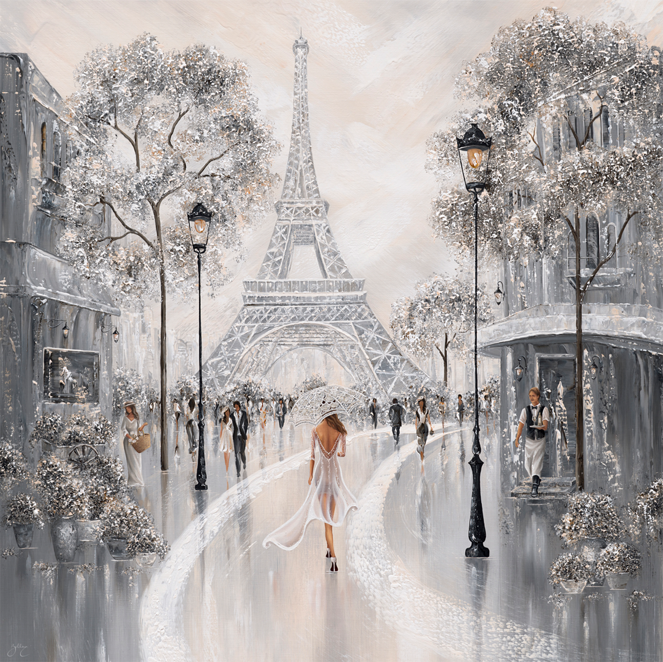 wall-art-print-canvas-poster-framed-Eiffel Tower, Flair of Paris , By Isabella Karolewicz-1