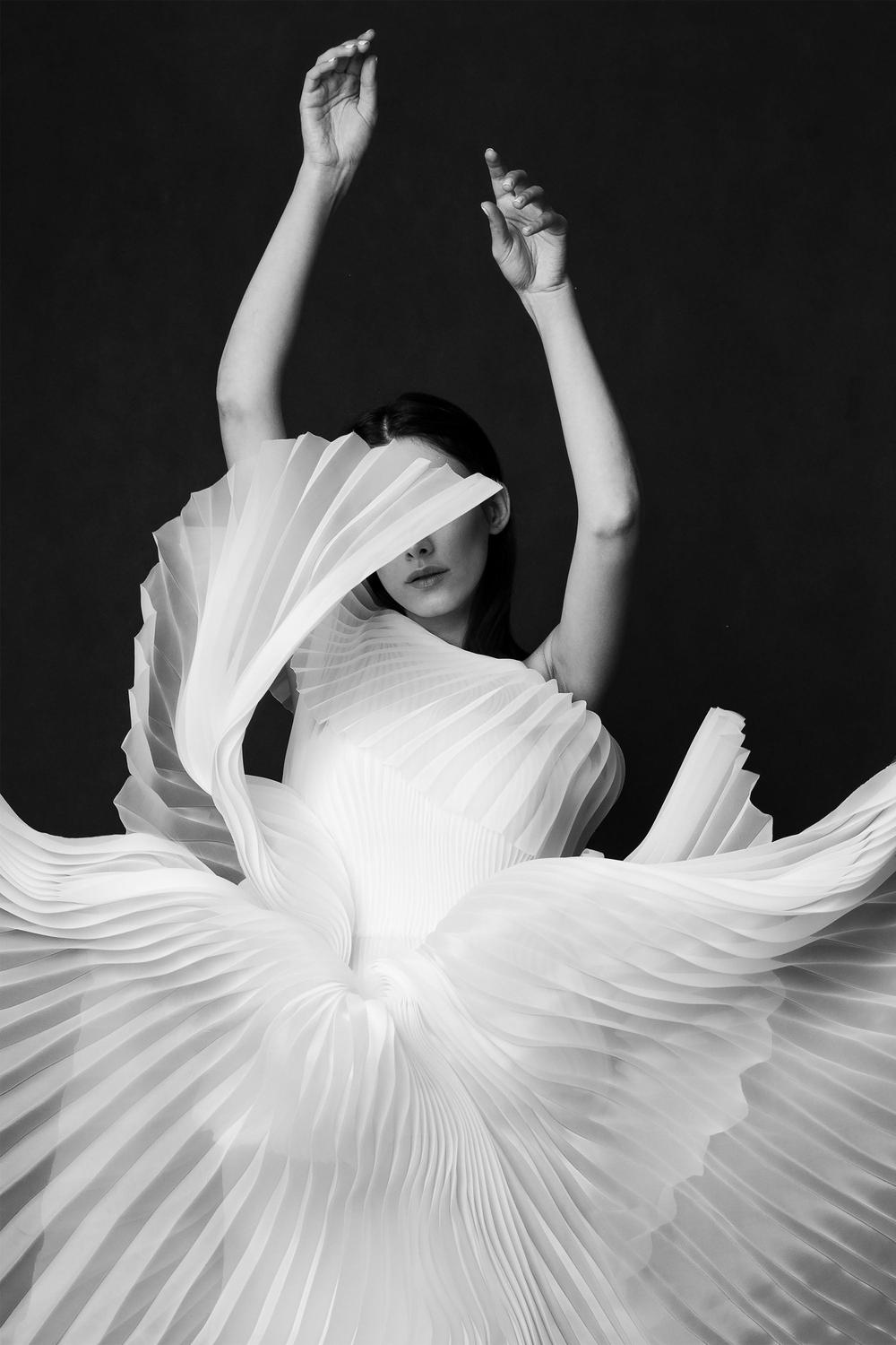wall-art-print-canvas-poster-framed-Elegant Fabric Dance-1