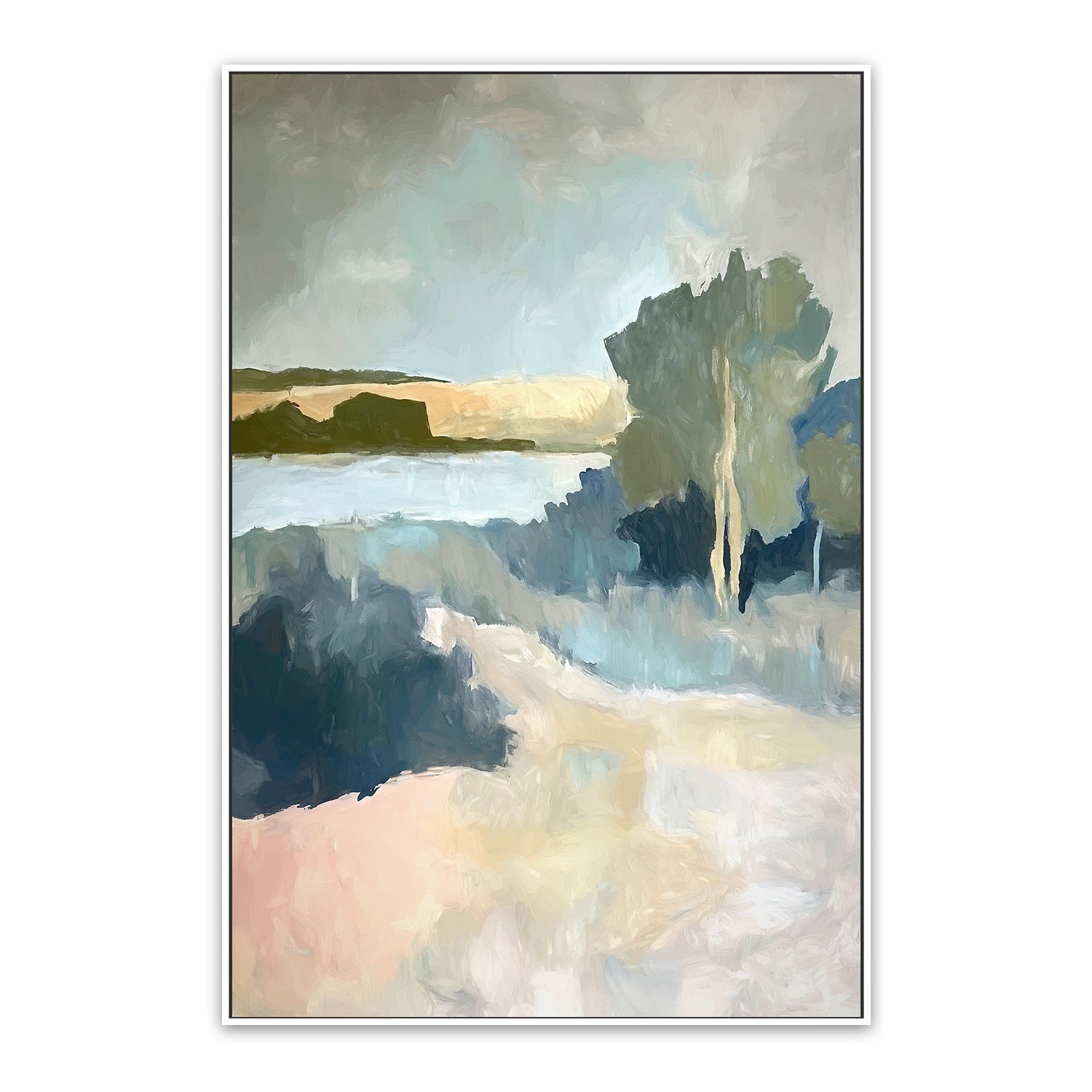 wall-art-print-canvas-poster-framed-Elegant Trees , Style B, By Accent Art Studio , By Accent Art Studio-5