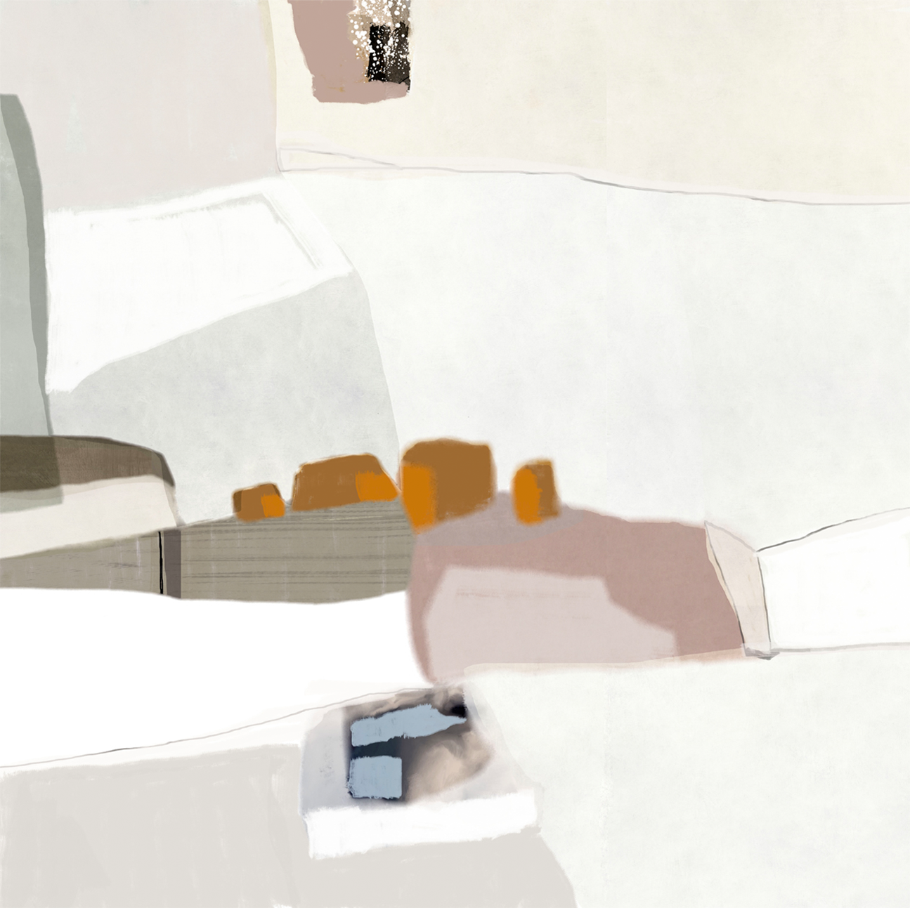 wall-art-print-canvas-poster-framed-Embracing The Future , By Roberto Moro Art-1