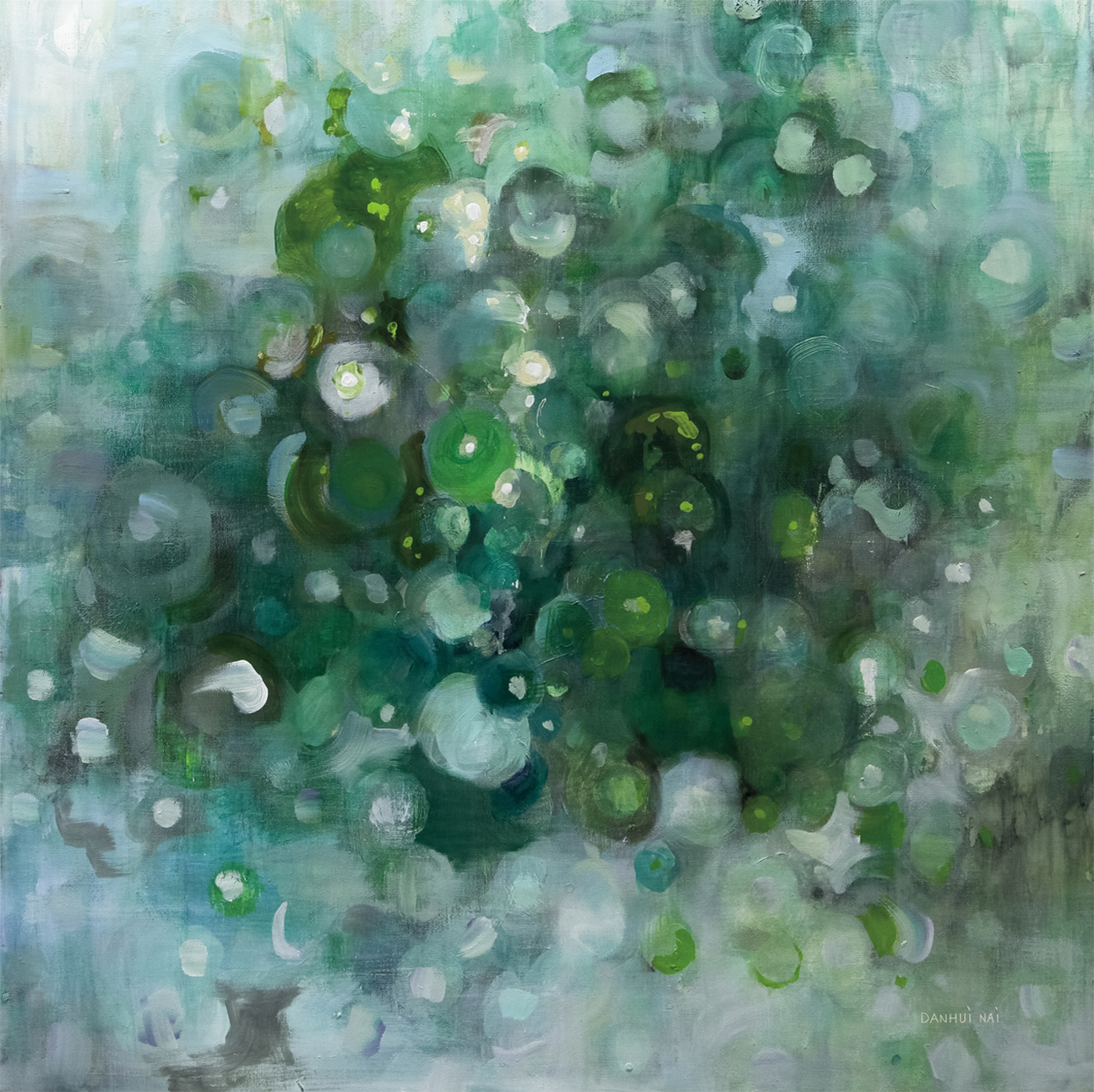 wall-art-print-canvas-poster-framed-Emerald Constellation , By Danhui Nai-1