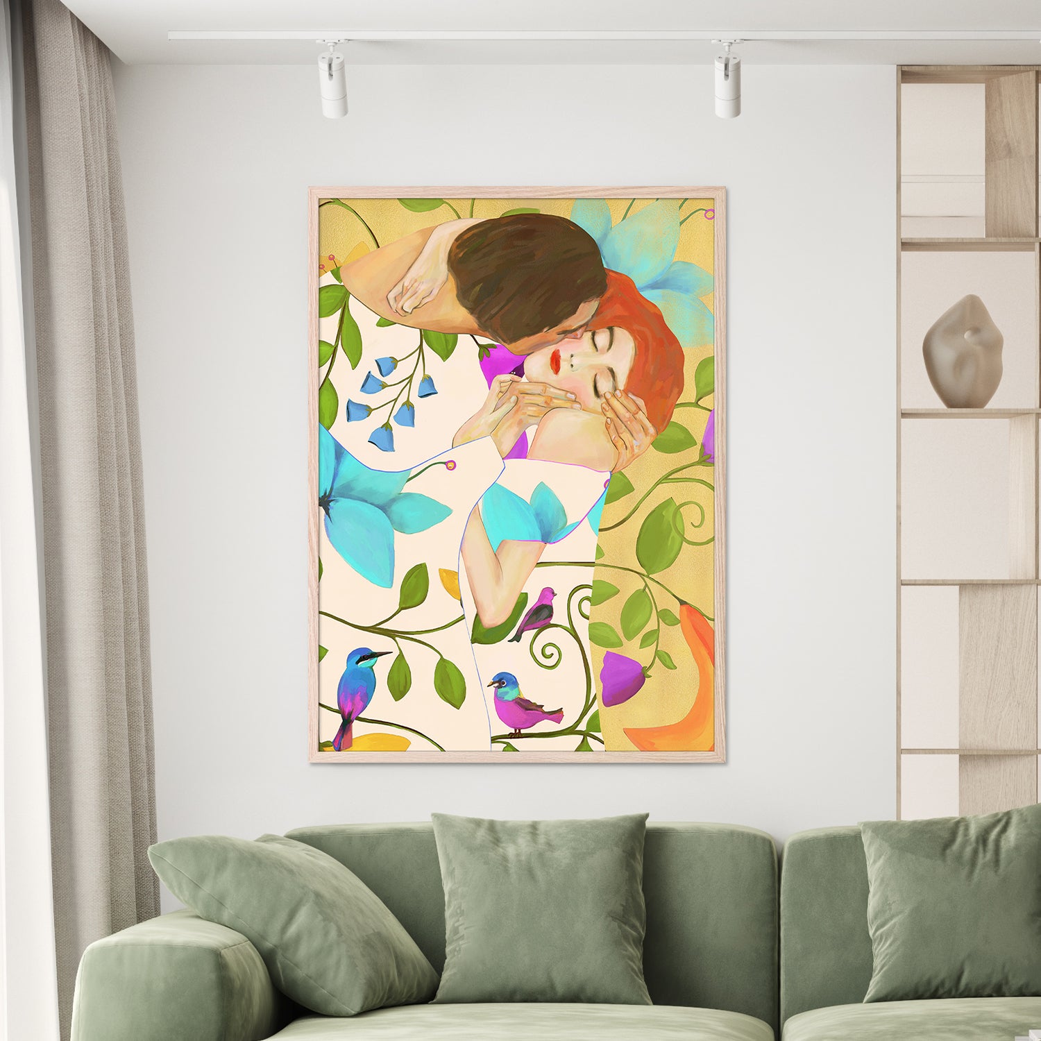 wall-art-print-canvas-poster-framed-Enchanted Embrace-2