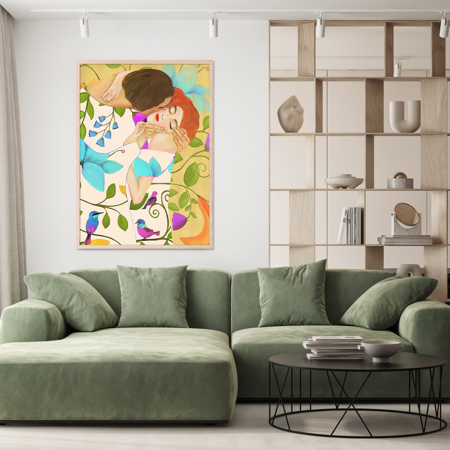 wall-art-print-canvas-poster-framed-Enchanted Embrace-9