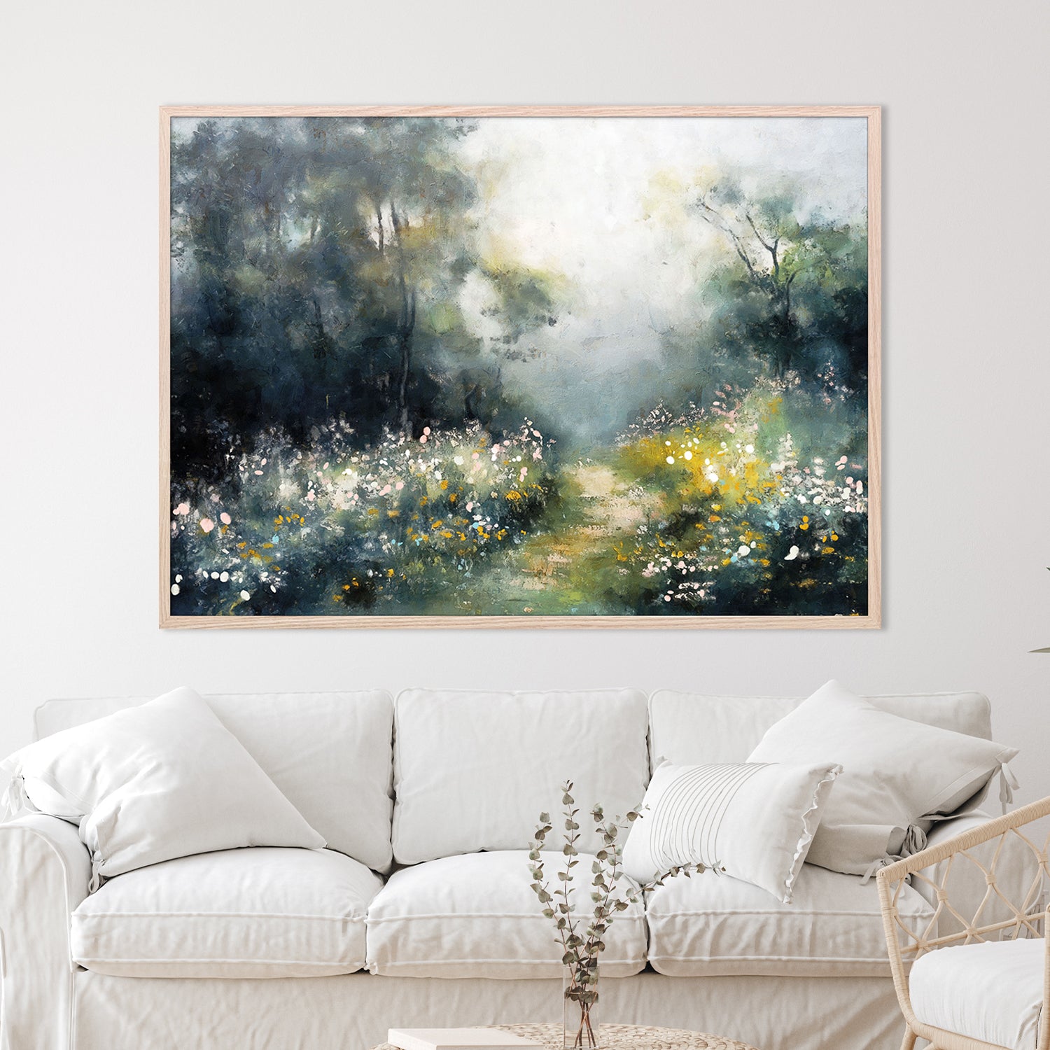 wall-art-print-canvas-poster-framed-Enchanted Forrest, Style A-7