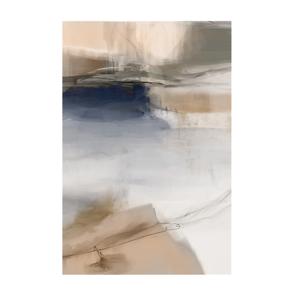 wall-art-print-canvas-poster-framed-End Of Beginning Abstract, Style A & B, Set Of 2 , By Karine Tonial Grimm-8