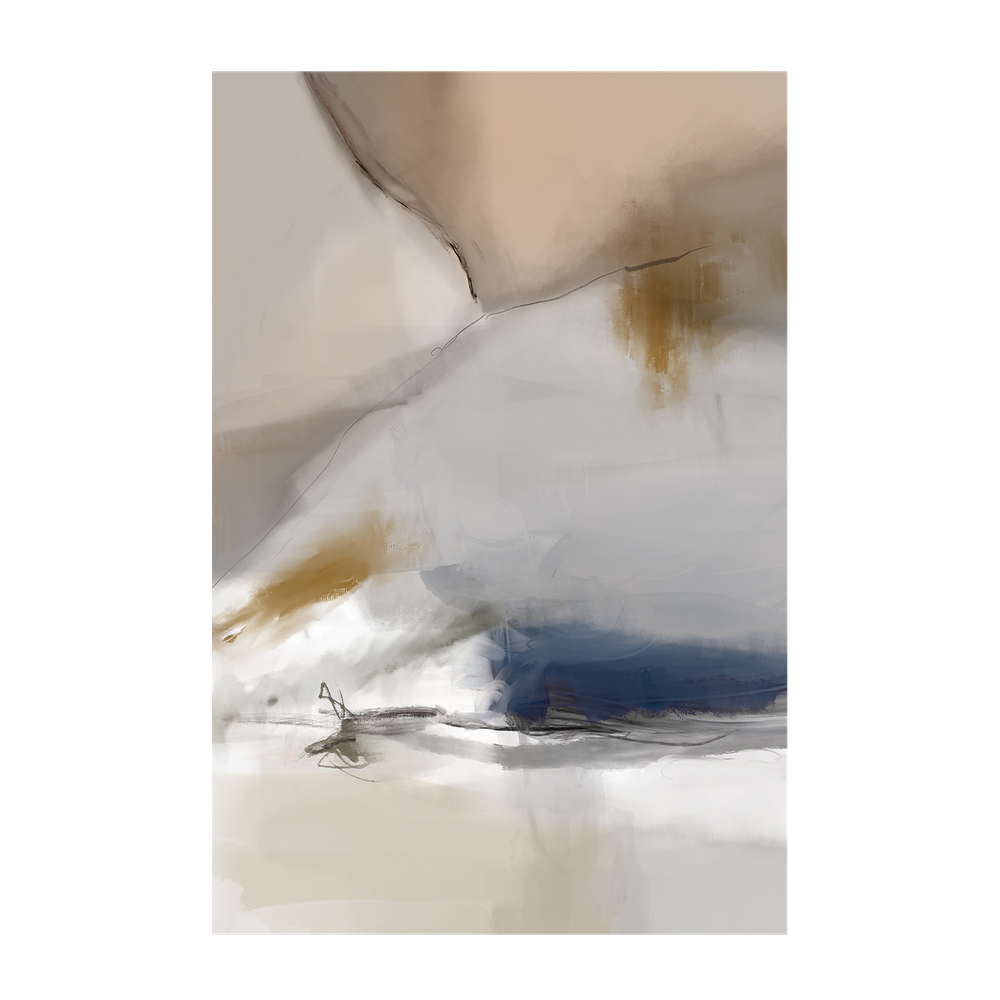 wall-art-print-canvas-poster-framed-End Of Beginning Abstract, Style A & B, Set Of 2 , By Karine Tonial Grimm-9