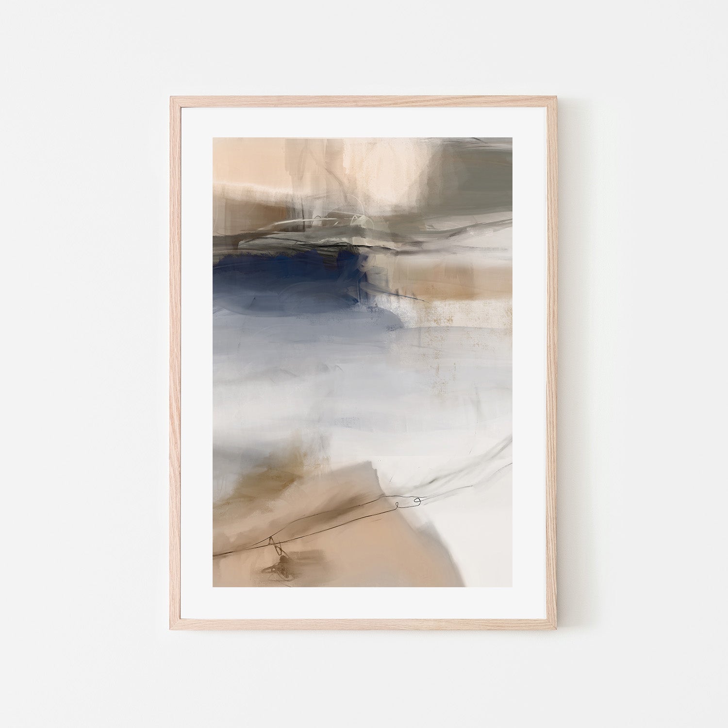 wall-art-print-canvas-poster-framed-End Of Beginning Abstract, Style A , By Karine Tonial Grimm-6