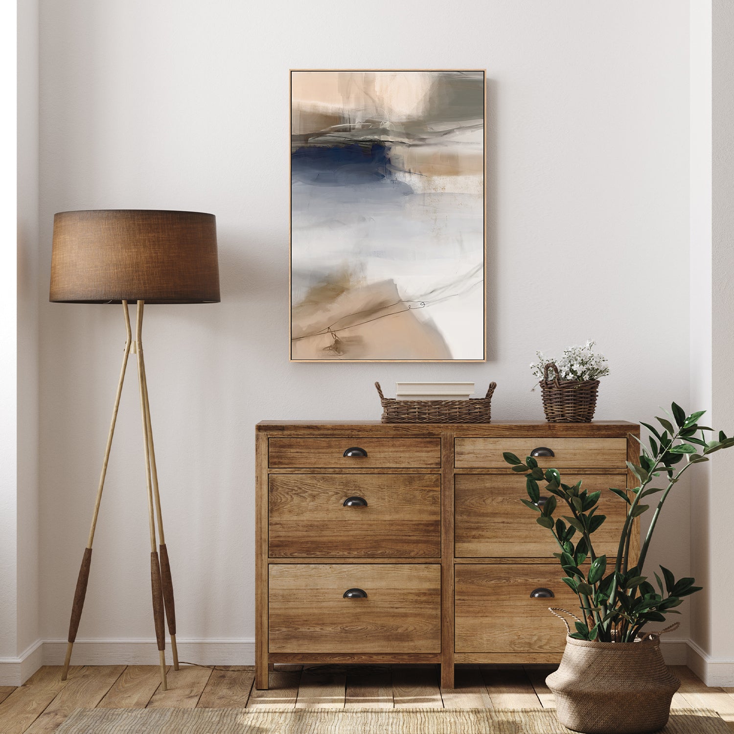 wall-art-print-canvas-poster-framed-End Of Beginning Abstract, Style A , By Karine Tonial Grimm-7