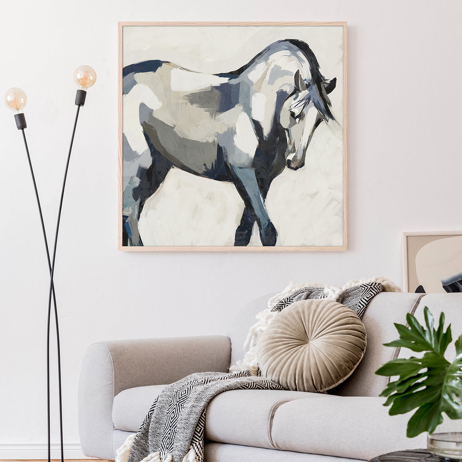 wall-art-print-canvas-poster-framed-Equine Elegance, Style A-8