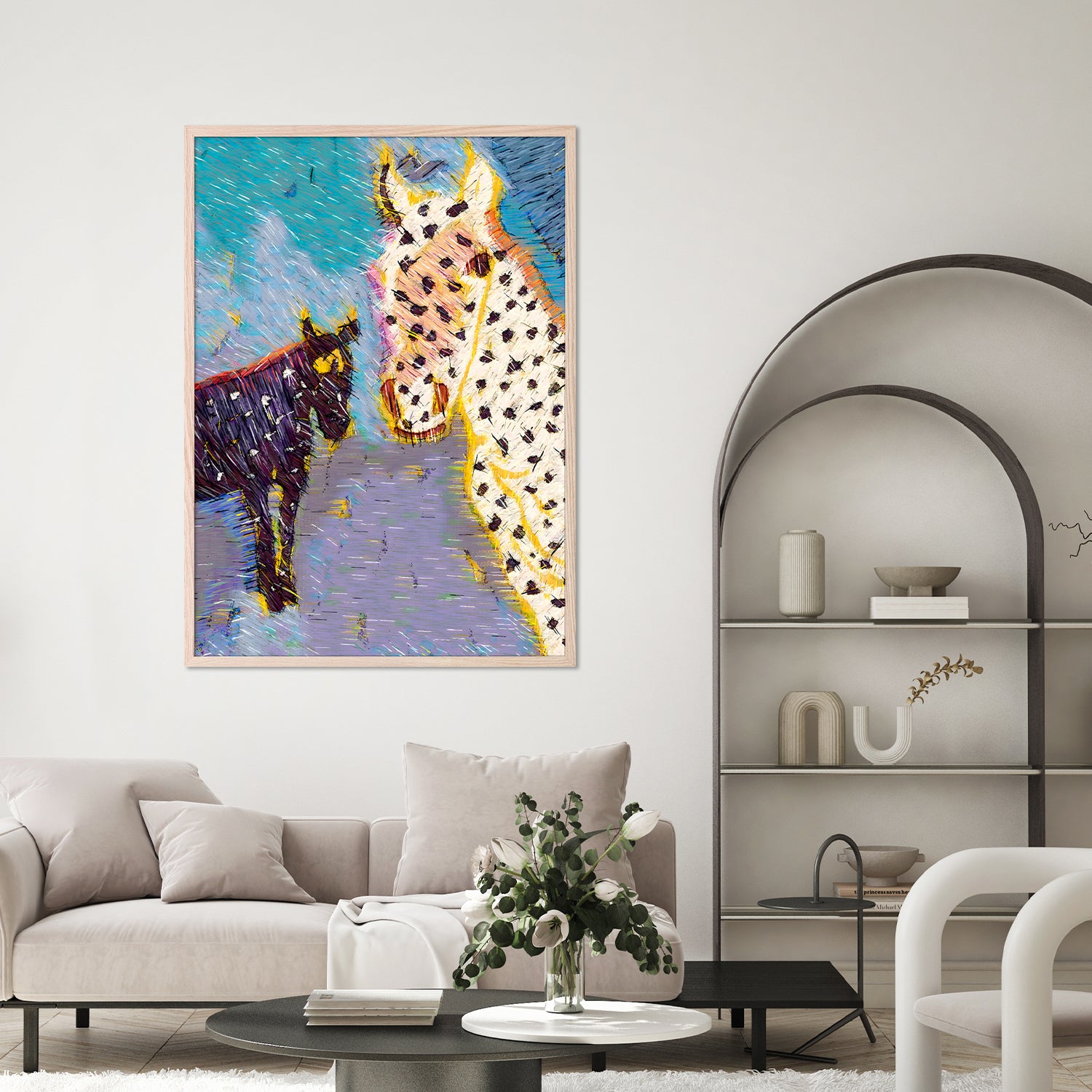 wall-art-print-canvas-poster-framed-Equus Wild Horses-9