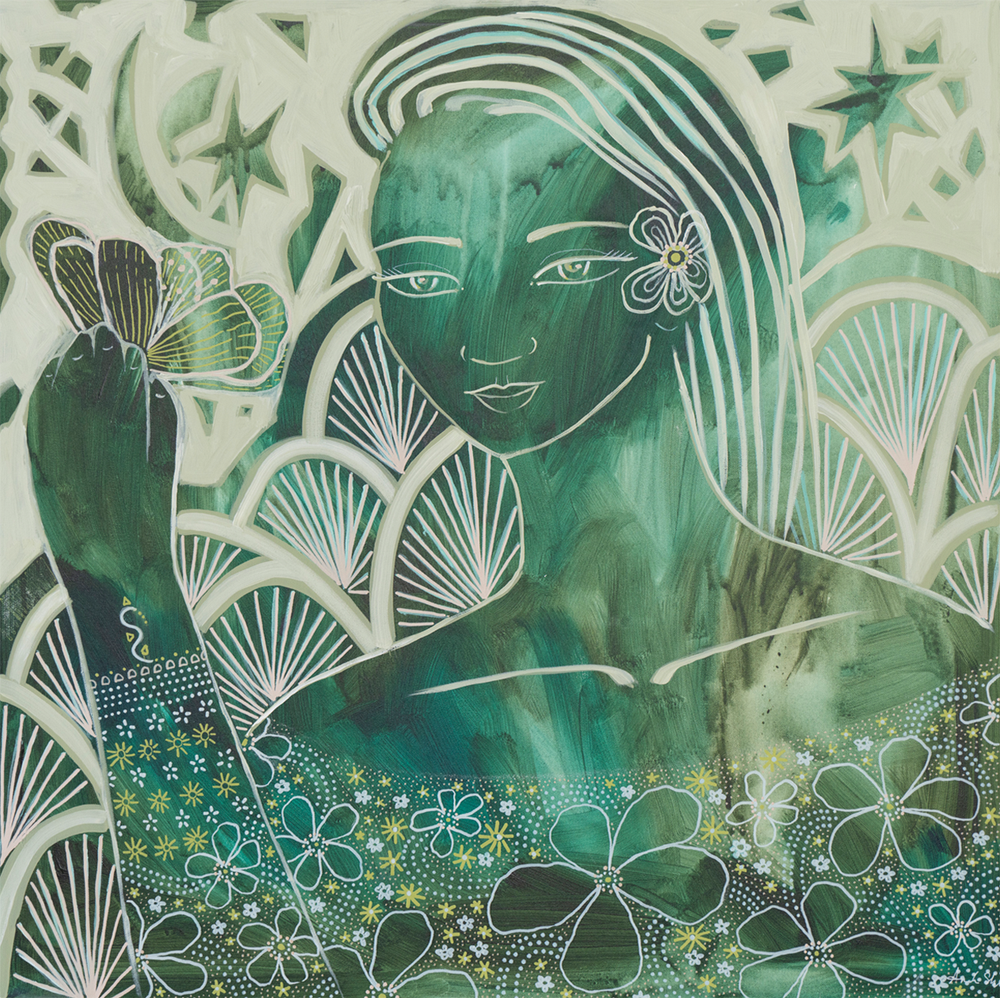wall-art-print-canvas-poster-framed-Essence Of Joy, Malachite , By Amanda Skye-1