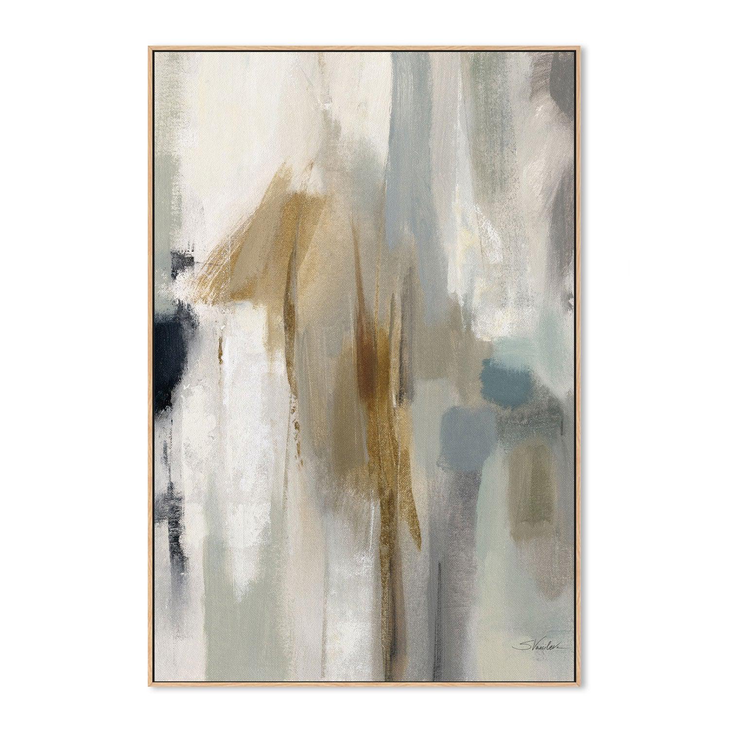 wall-art-print-canvas-poster-framed-Ethereal Sandy Beach, Style A-by-Silvia Vassileva-Gioia Wall Art