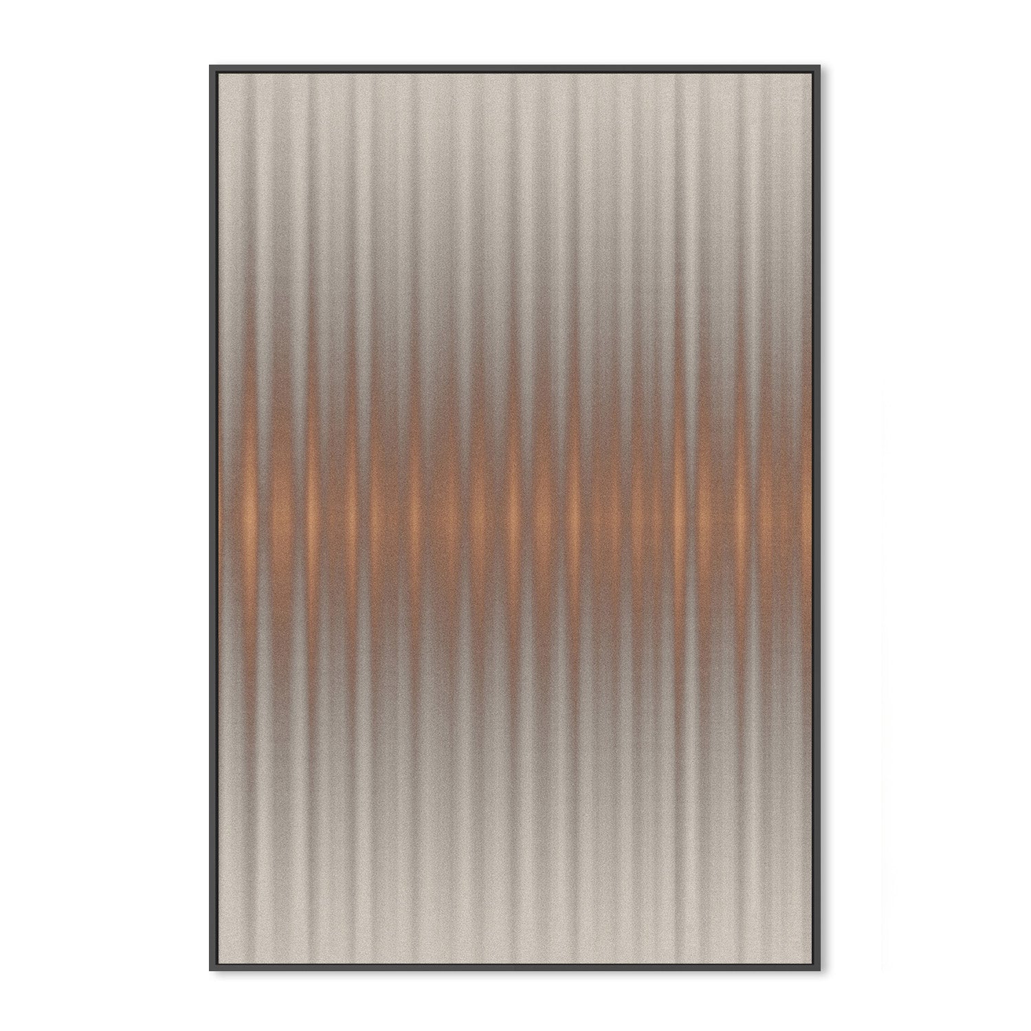 wall-art-print-canvas-poster-framed-Euphoria, Gray and Orange-3
