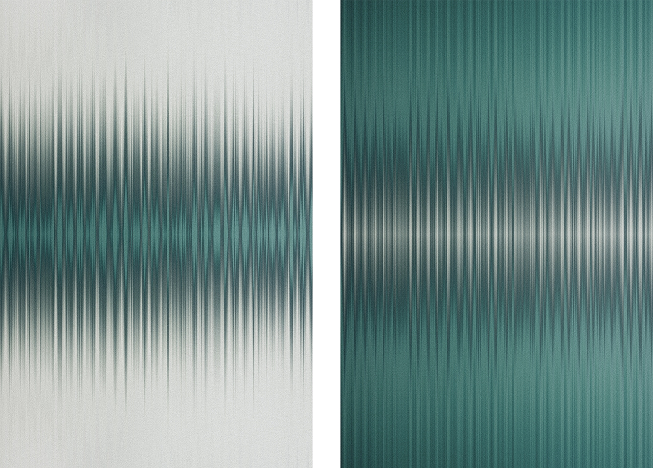 wall-art-print-canvas-poster-framed-Euphoria, White and Green, Style A & B, Set Of 2 , By Alma-1