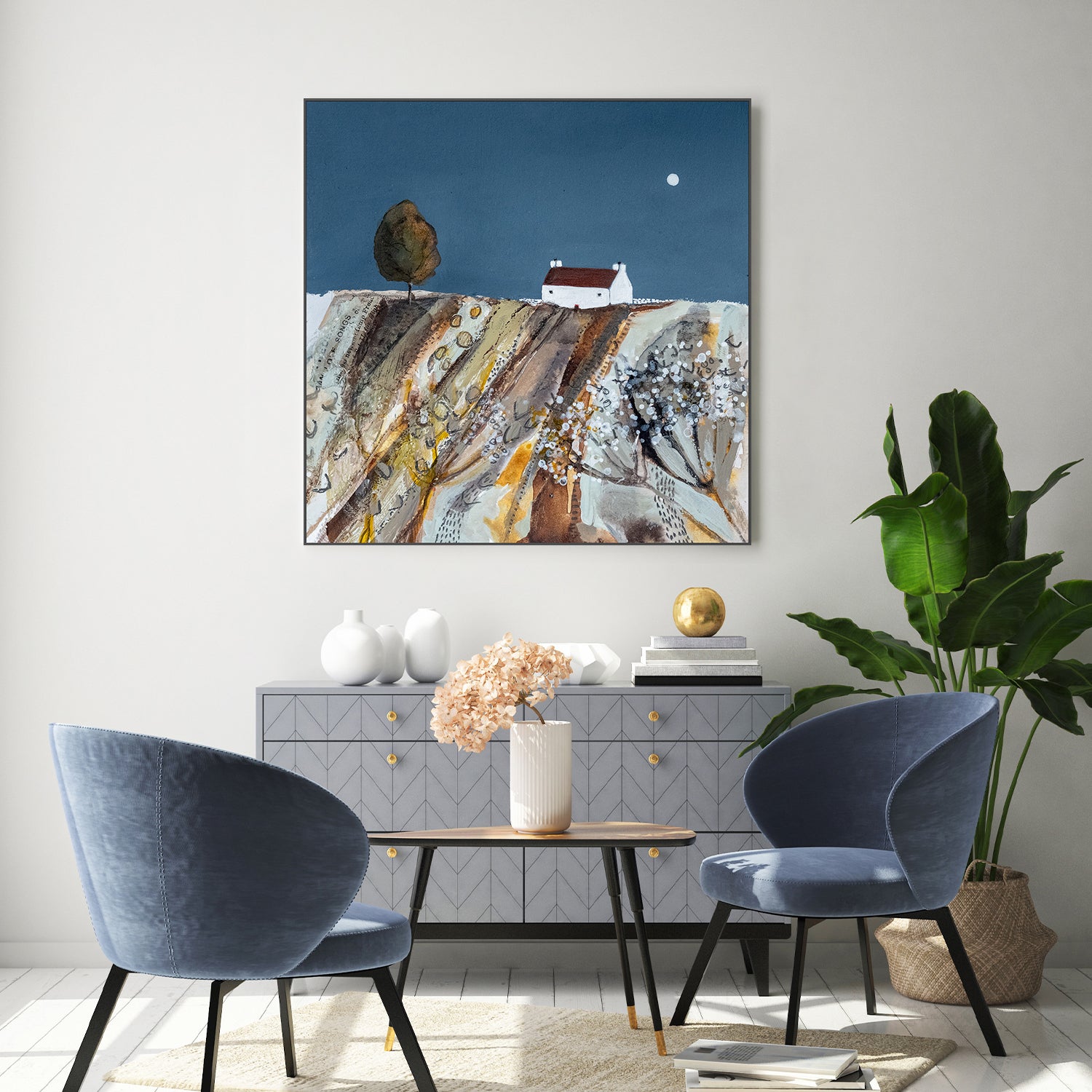 wall-art-print-canvas-poster-framed-Evening Light , By Louise O'Hara-7