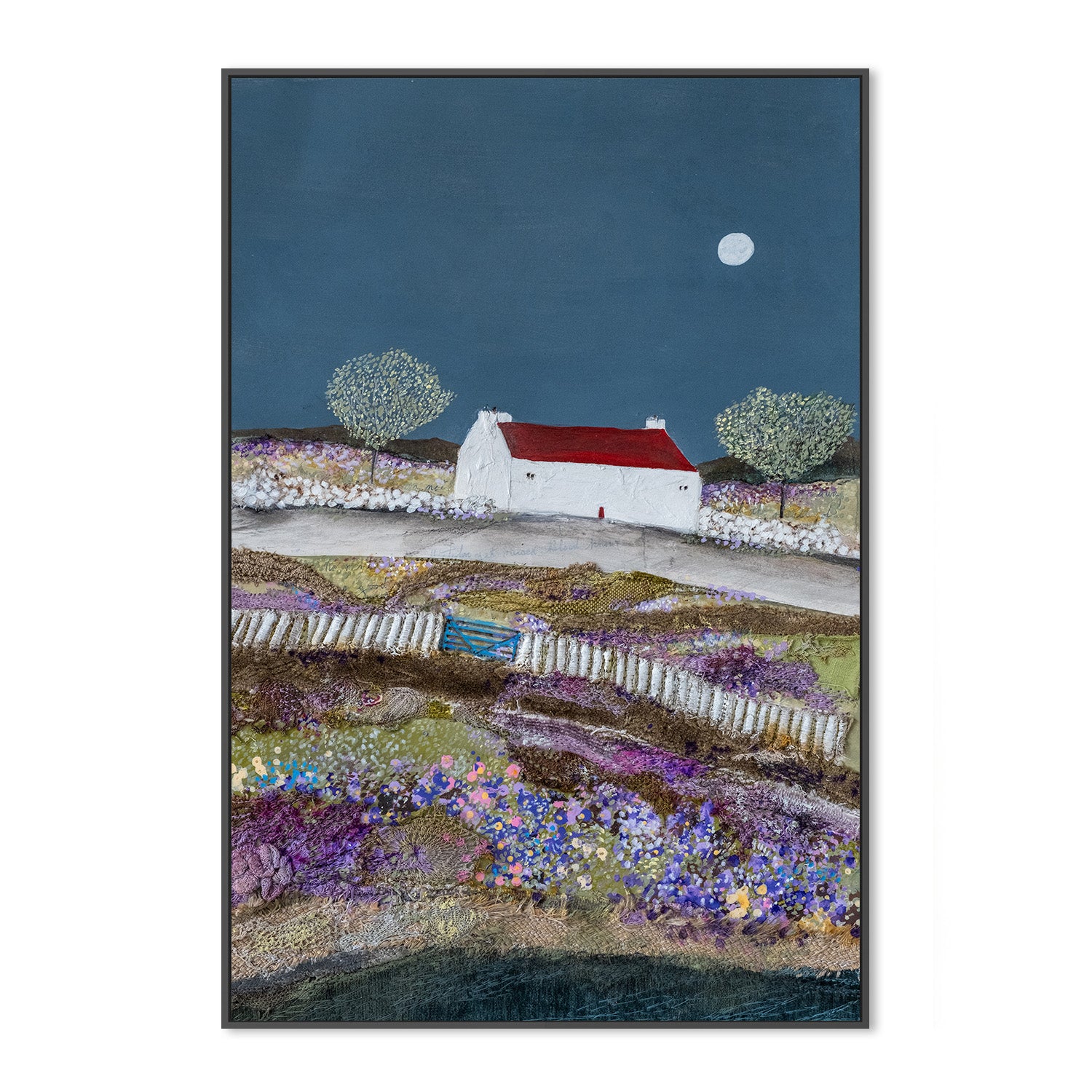 wall-art-print-canvas-poster-framed-Evening Meadow , By Louise O'Hara-3