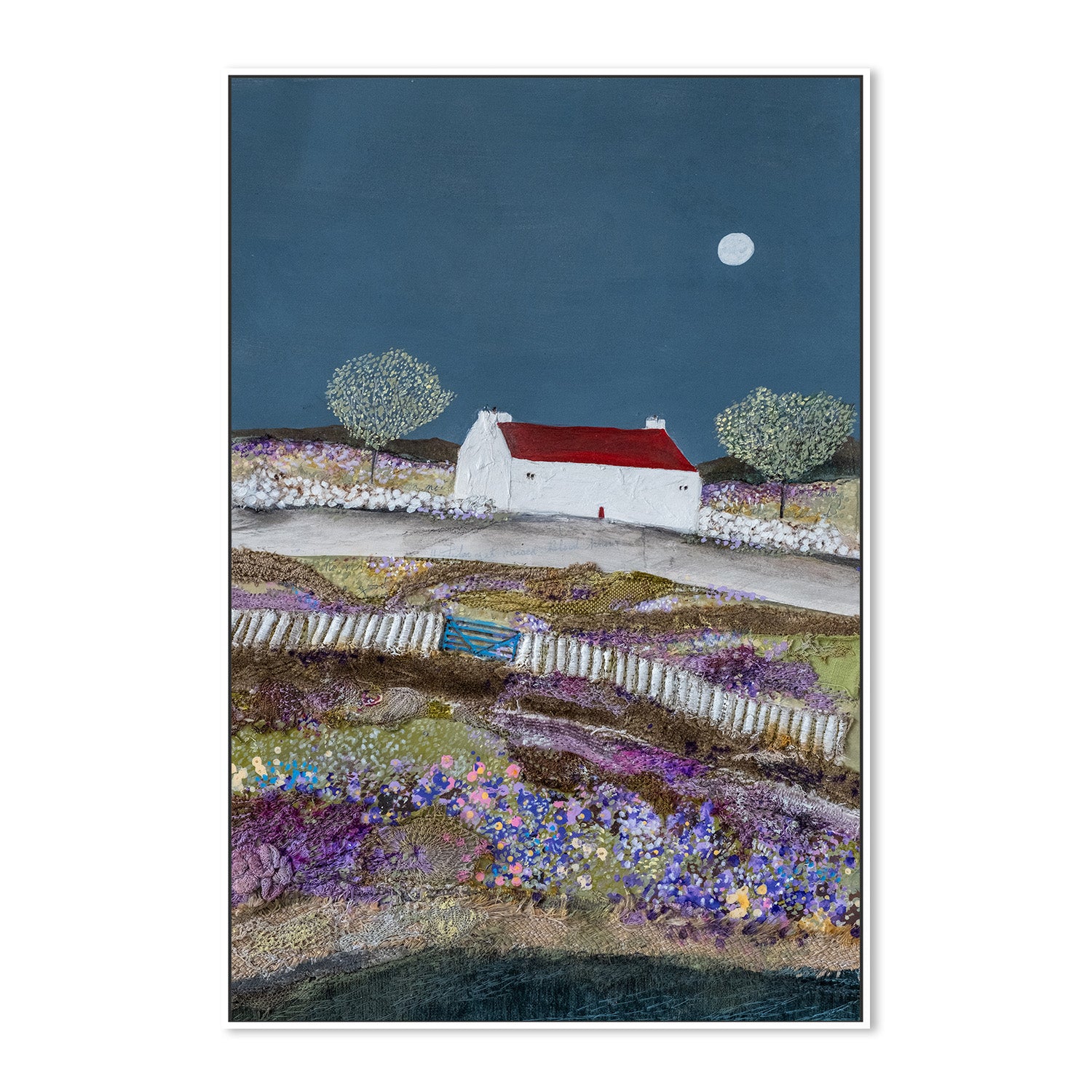 wall-art-print-canvas-poster-framed-Evening Meadow , By Louise O'Hara-5