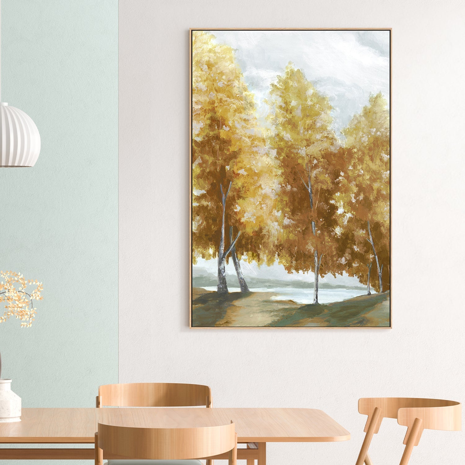 wall-art-print-canvas-poster-framed-Fall Coloured Trees , By Eva Watts-2