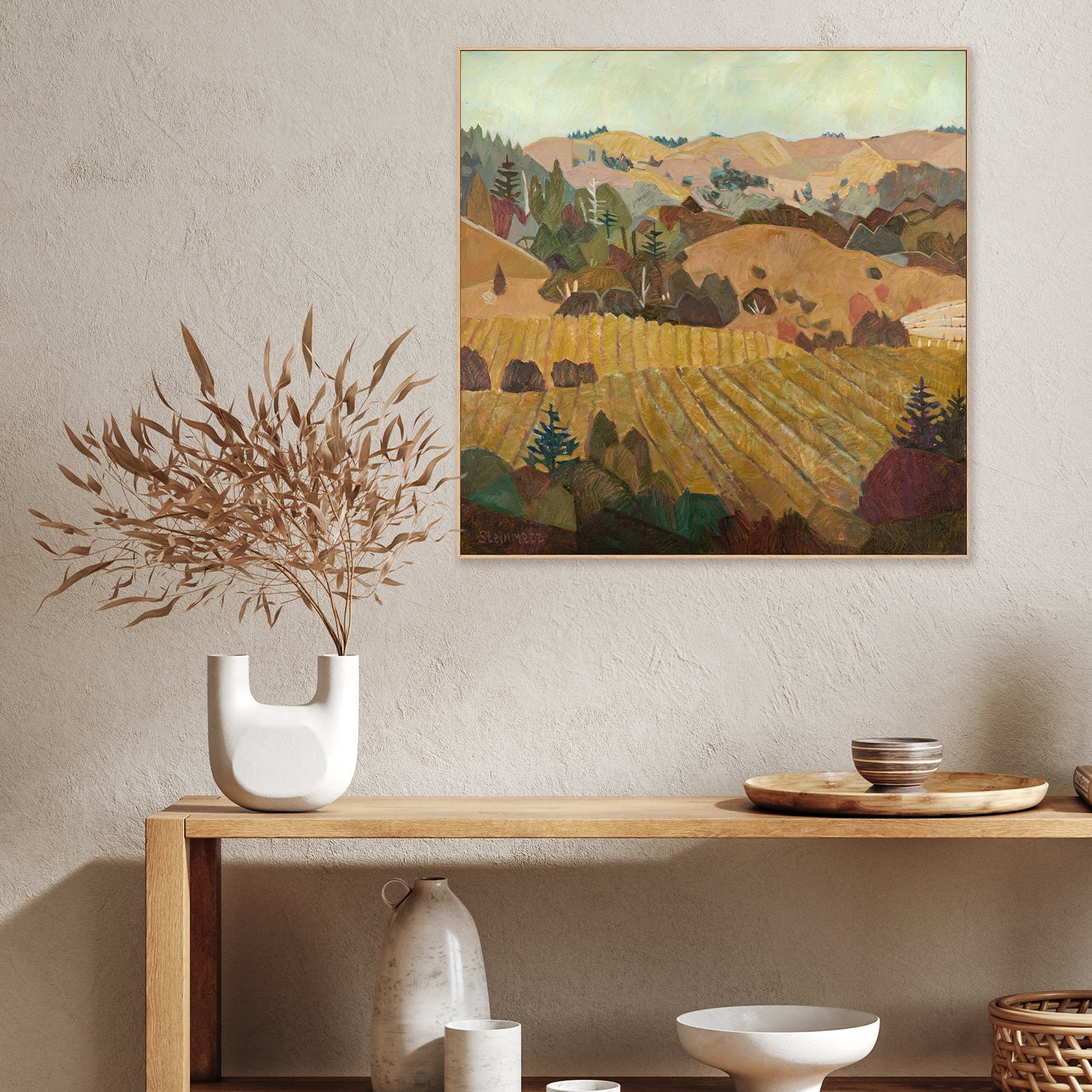 wall-art-print-canvas-poster-framed-Fall Fragrance At The Vineyard , By Liana Steinmetz-2