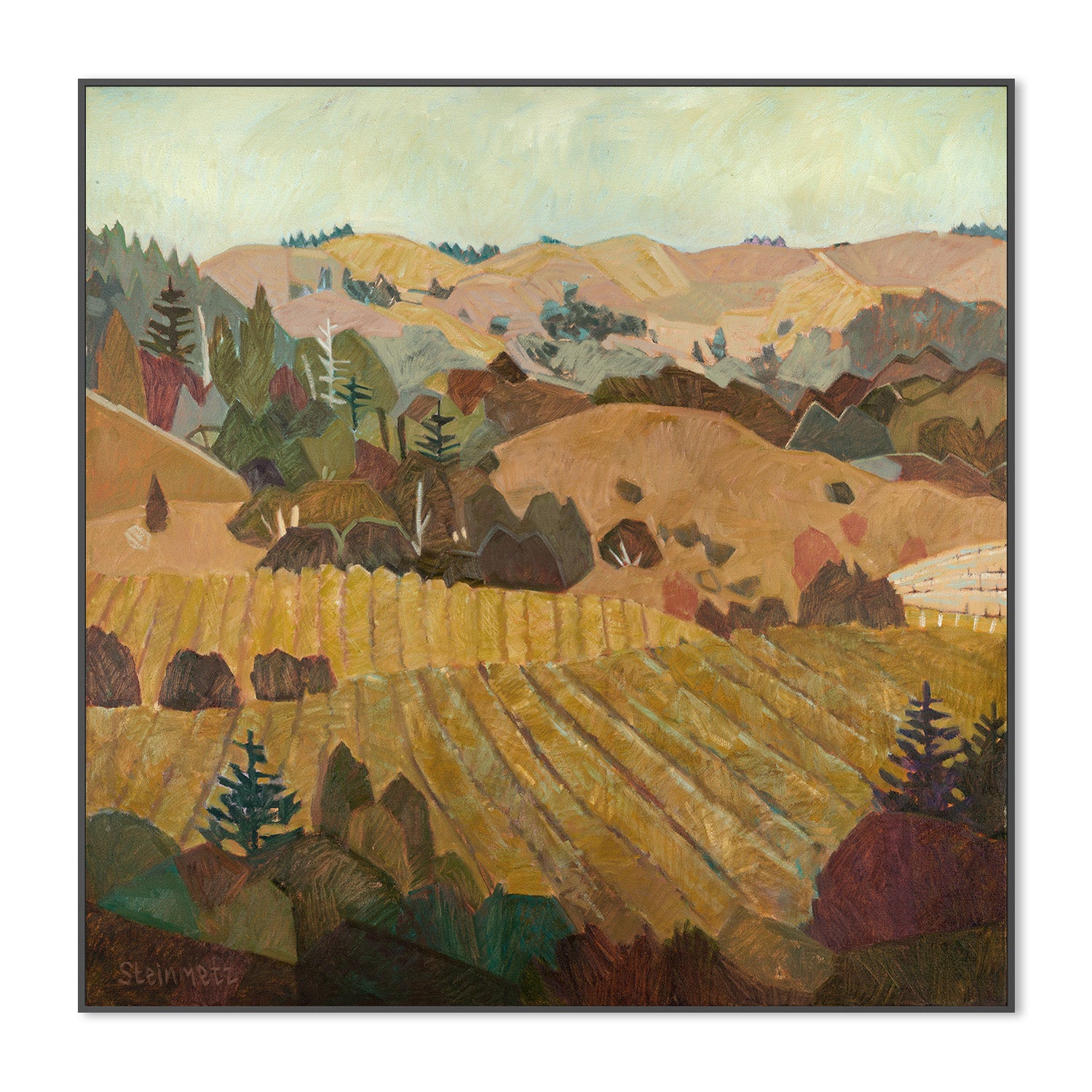 wall-art-print-canvas-poster-framed-Fall Fragrance At The Vineyard , By Liana Steinmetz-3