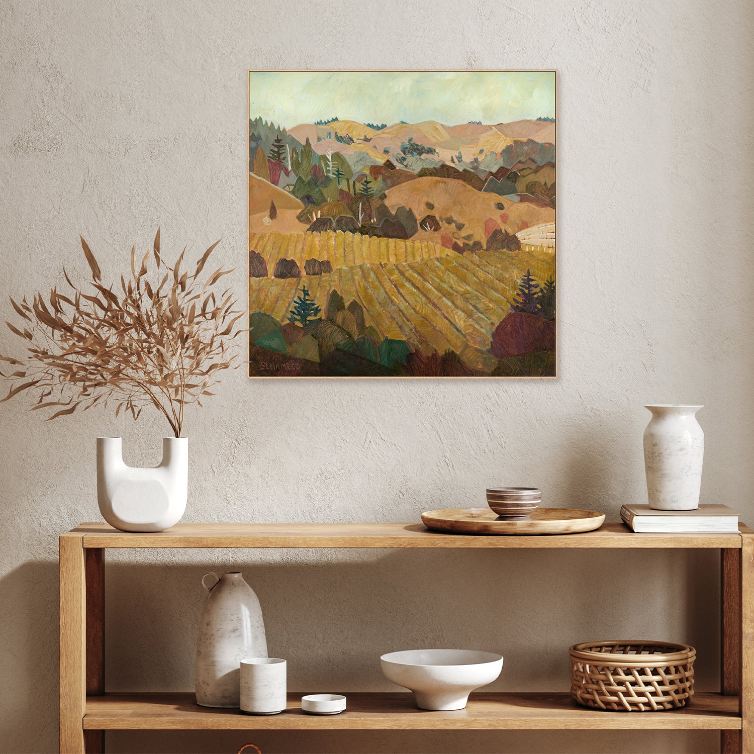 wall-art-print-canvas-poster-framed-Fall Fragrance At The Vineyard , By Liana Steinmetz-7