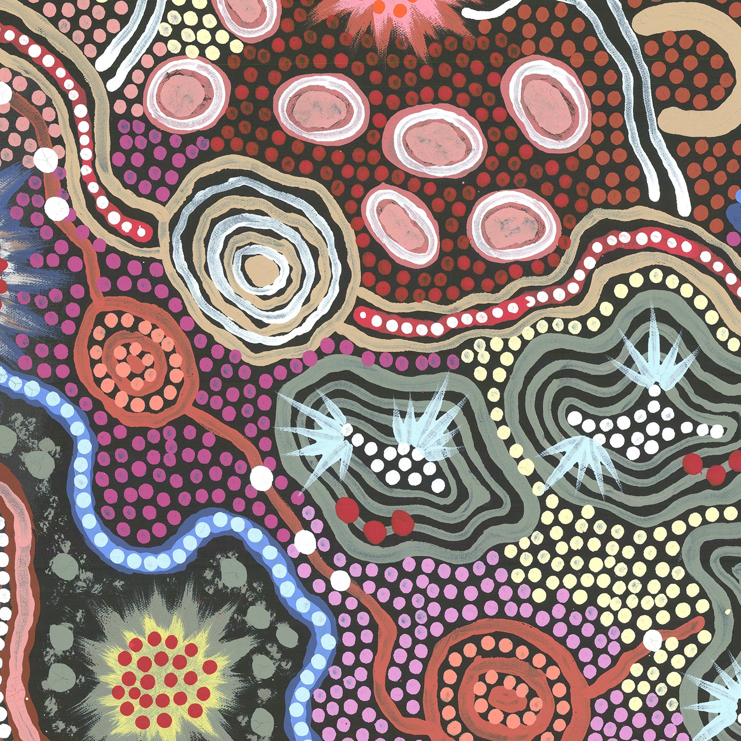 wall-art-print-canvas-poster-framed-Family by the waterhole-9