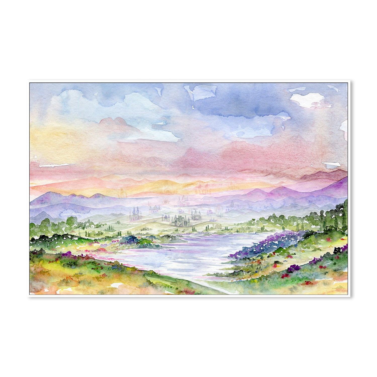 wall-art-print-canvas-poster-framed-Fantasy Landscape-5