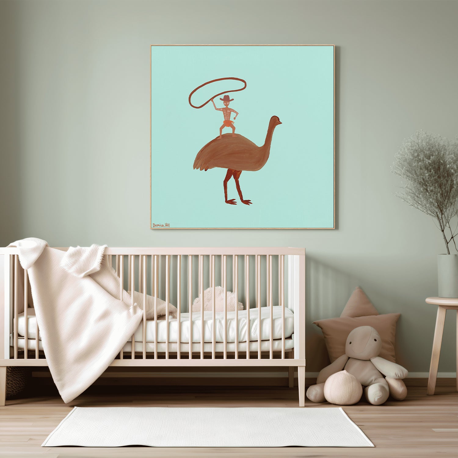 wall-art-print-canvas-poster-framed-Feathers and Rope-7
