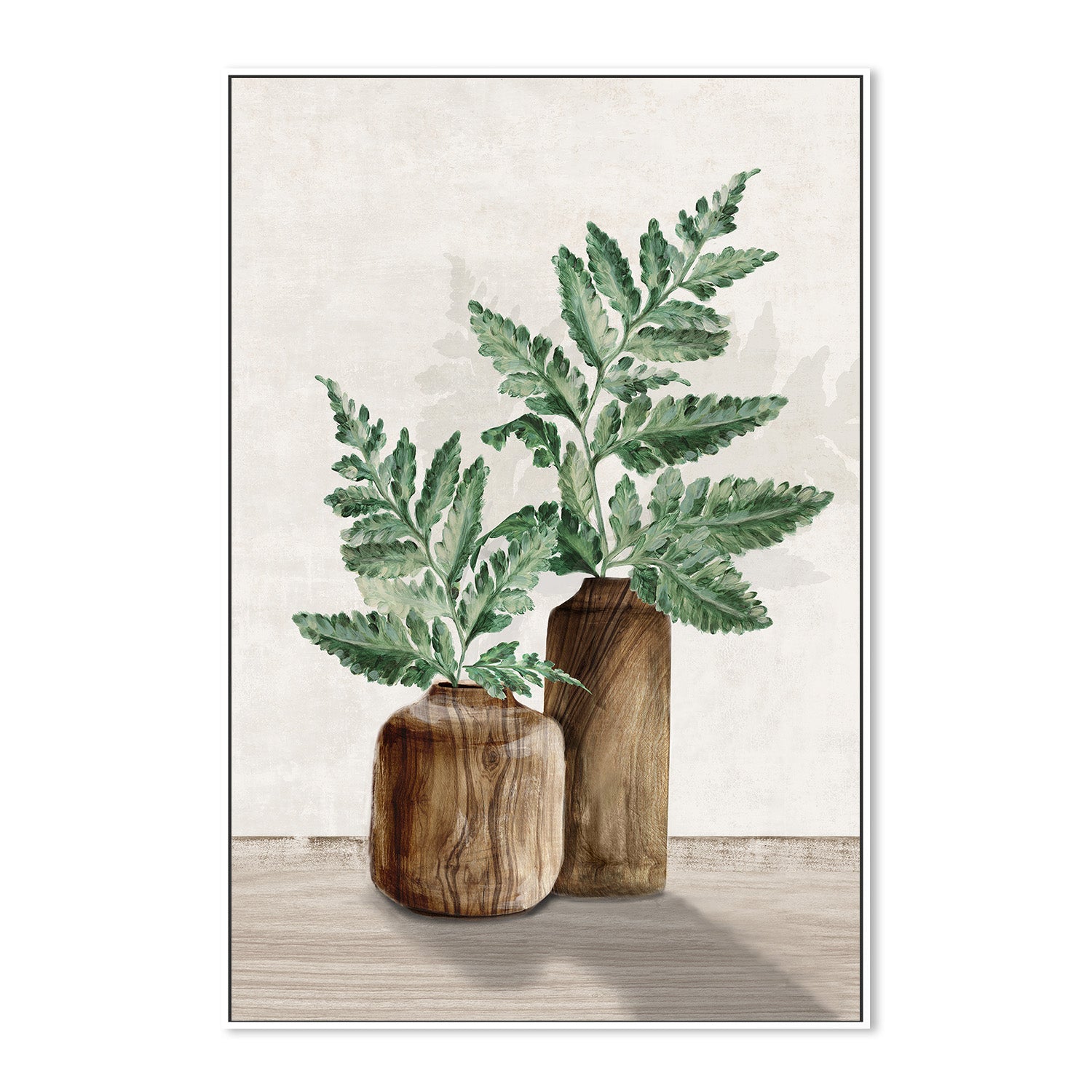 wall-art-print-canvas-poster-framed-Fern And Wood, Style B , By Eva Watts-5