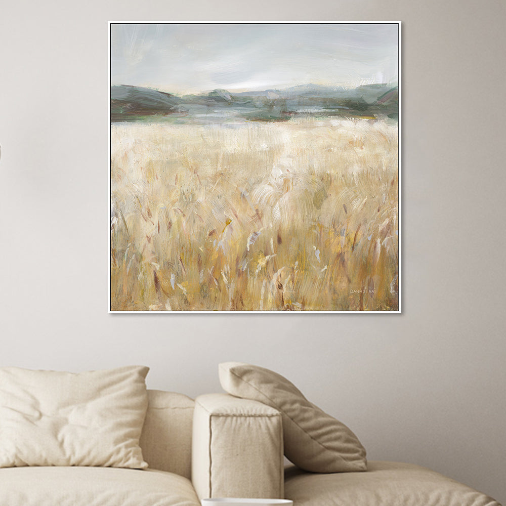 wall-art-print-canvas-poster-framed-Field of Gold, Style B , By Danhui Nai-2