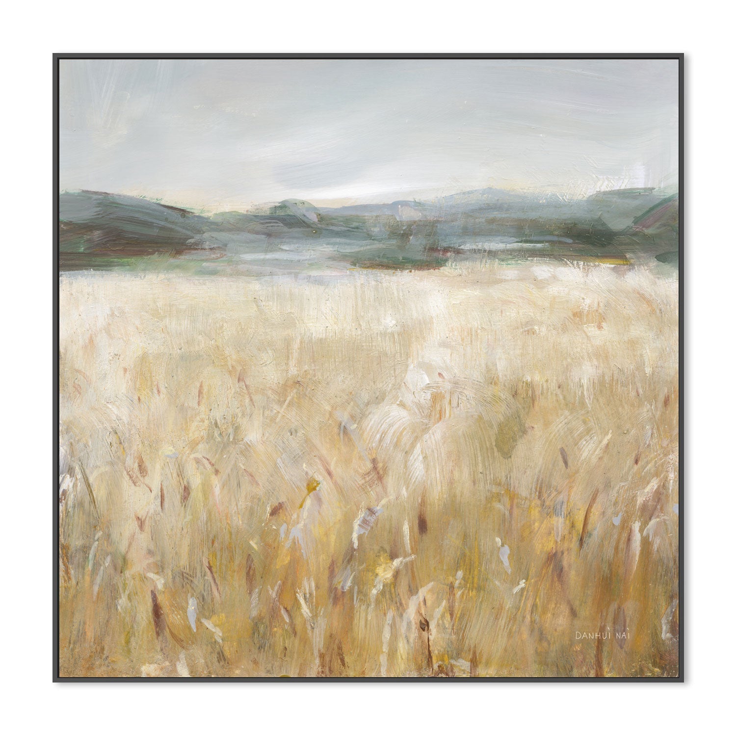 wall-art-print-canvas-poster-framed-Field of Gold, Style B , By Danhui Nai-3