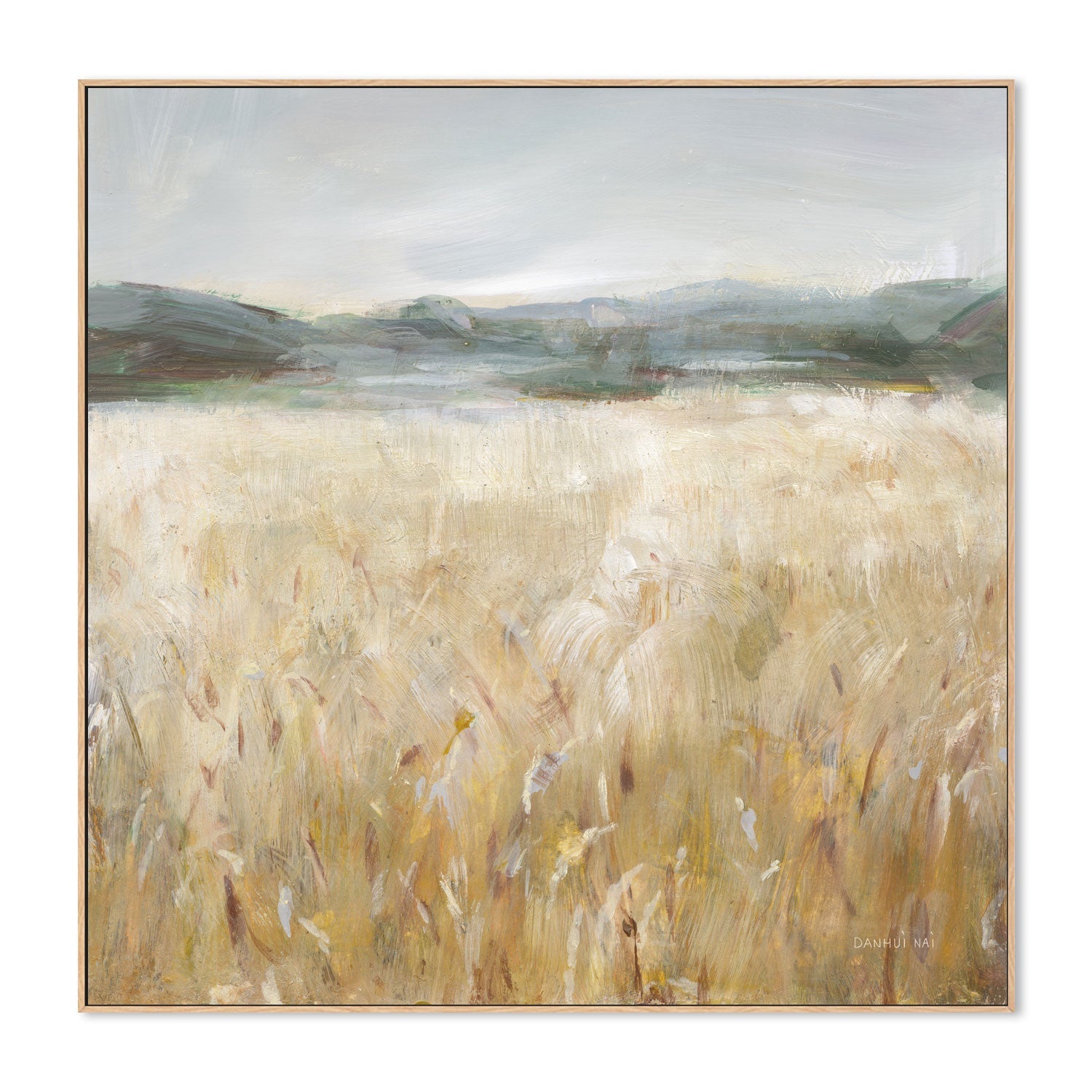 wall-art-print-canvas-poster-framed-Field of Gold, Style B , By Danhui Nai-4