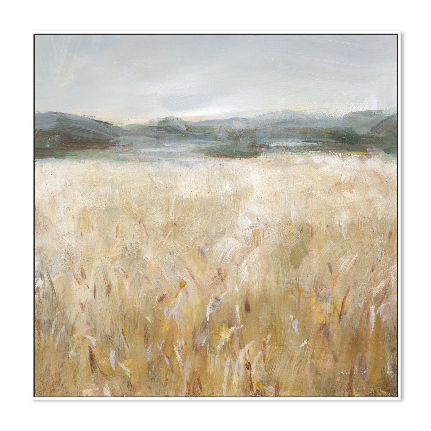 wall-art-print-canvas-poster-framed-Field of Gold, Style B , By Danhui Nai-5
