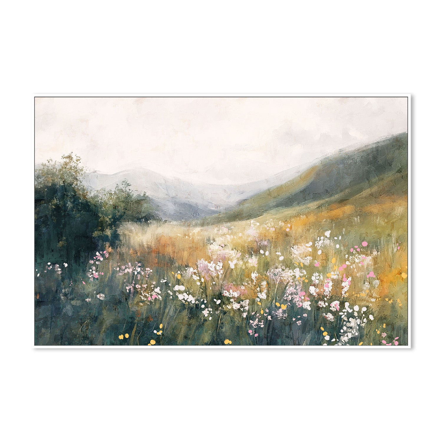 wall-art-print-canvas-poster-framed-Fields of Tranquility, Style A-5