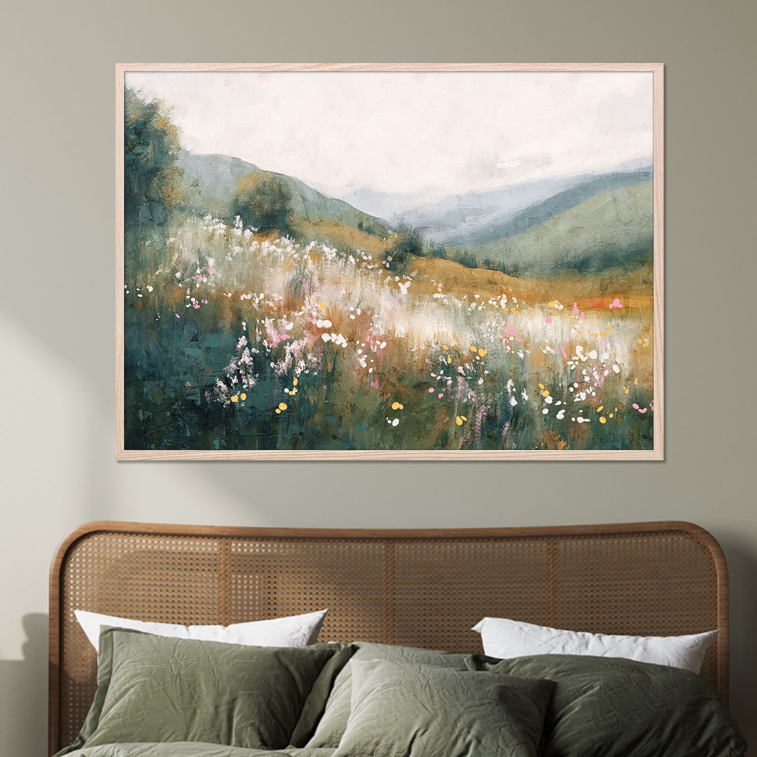 wall-art-print-canvas-poster-framed-Fields of Tranquility, Style B-7