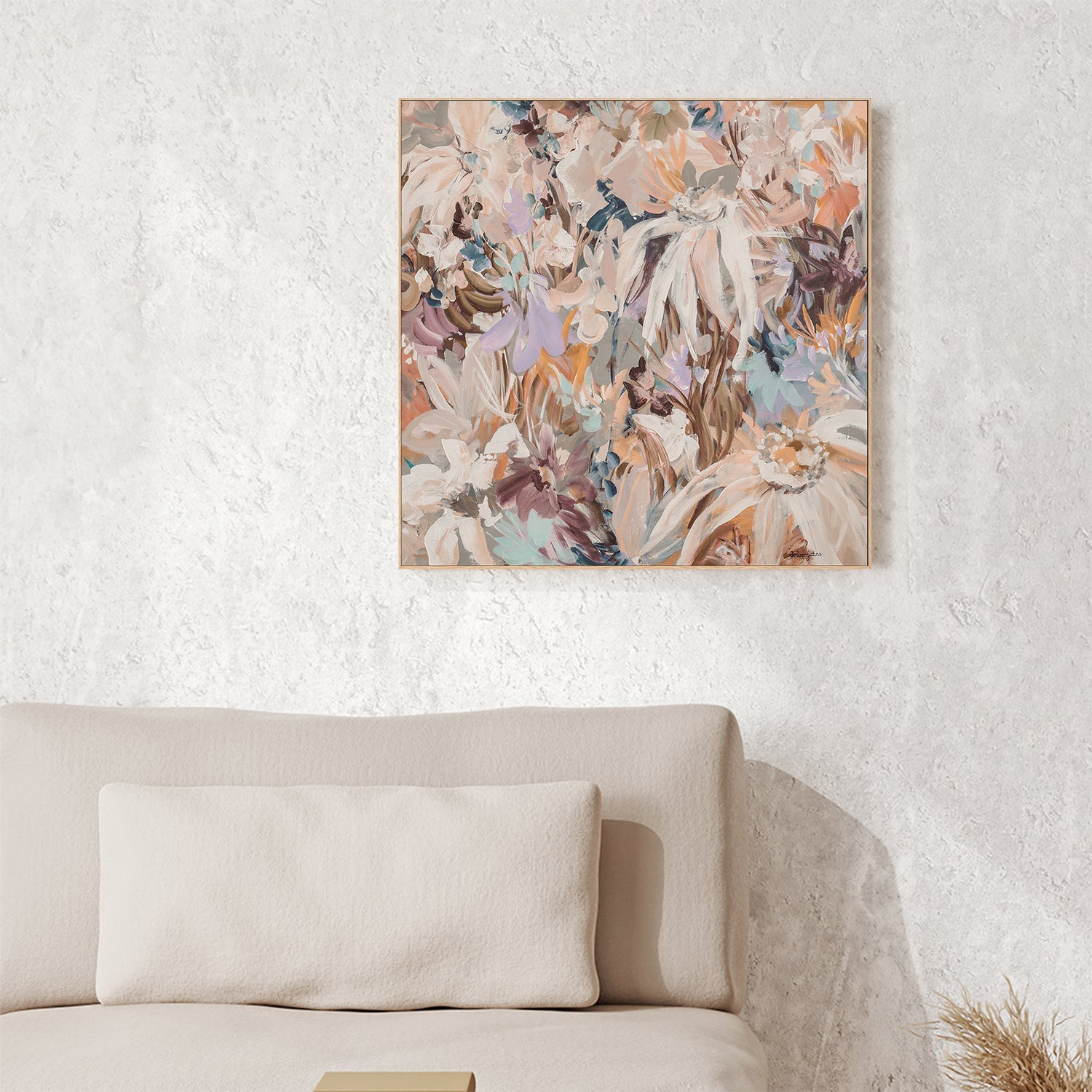 wall-art-print-canvas-poster-framed-Fields of Wildflowers, Mocha Mousse , By Amber Gittins-7