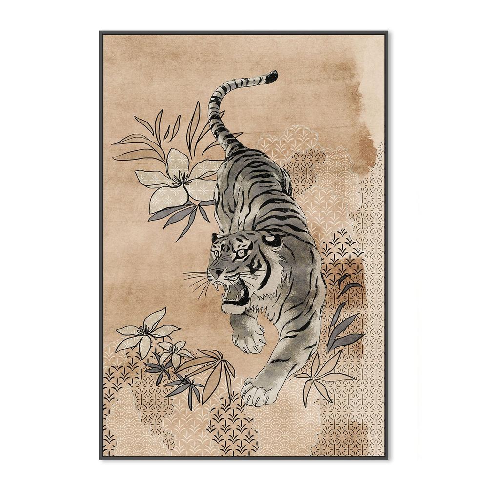 wall-art-print-canvas-poster-framed-Fierce Sumi Tiger-3