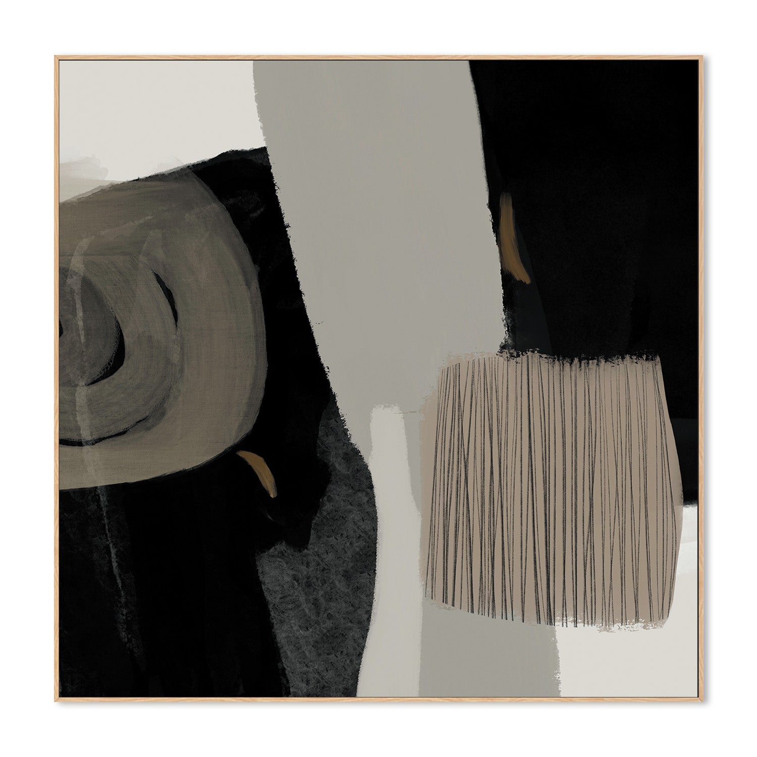 wall-art-print-canvas-poster-framed-Fine Textures, Style B , By Rohan Sharma-4