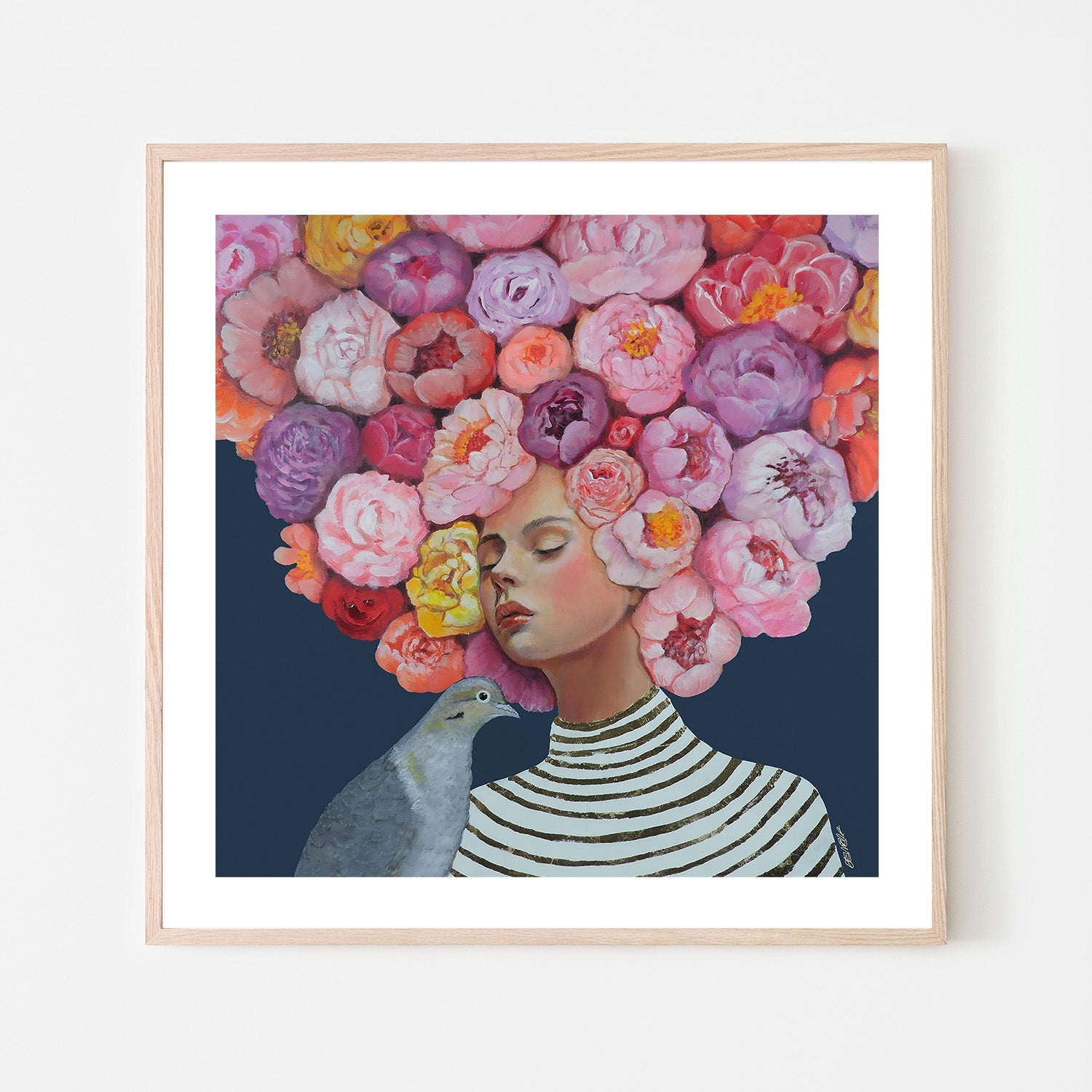 wall-art-print-canvas-poster-framed-Fiori , By Sylvie Demers-6