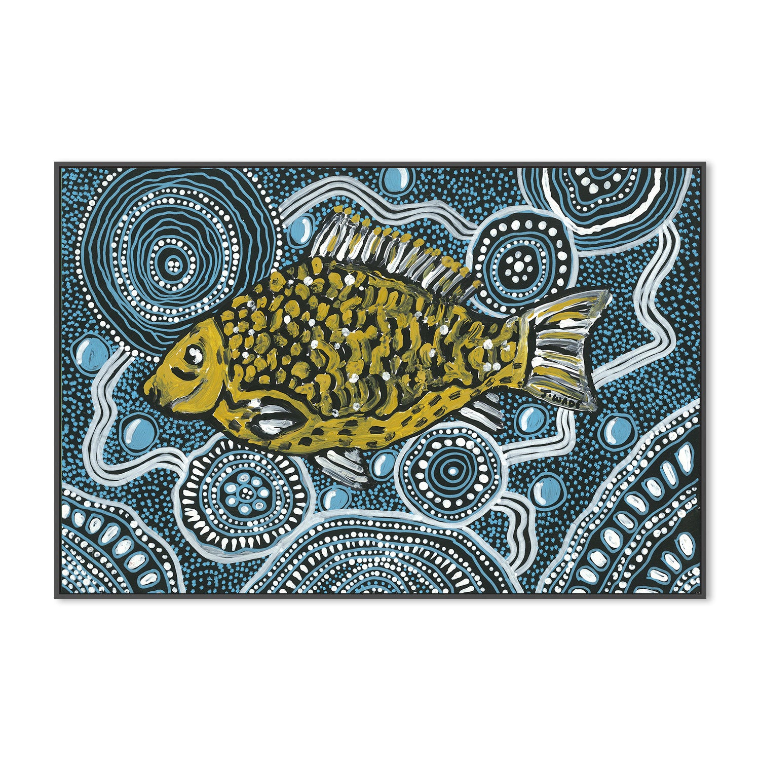 wall-art-print-canvas-poster-framed-Fish Waters , By Julianne Wade-3
