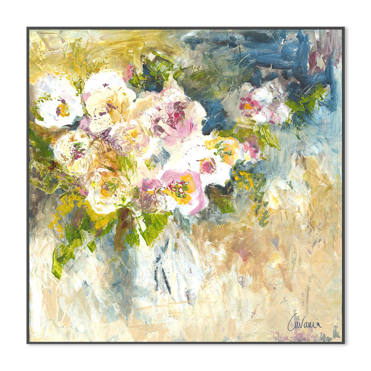 wall-art-print-canvas-poster-framed-Fleur De Jardin, Style B-3