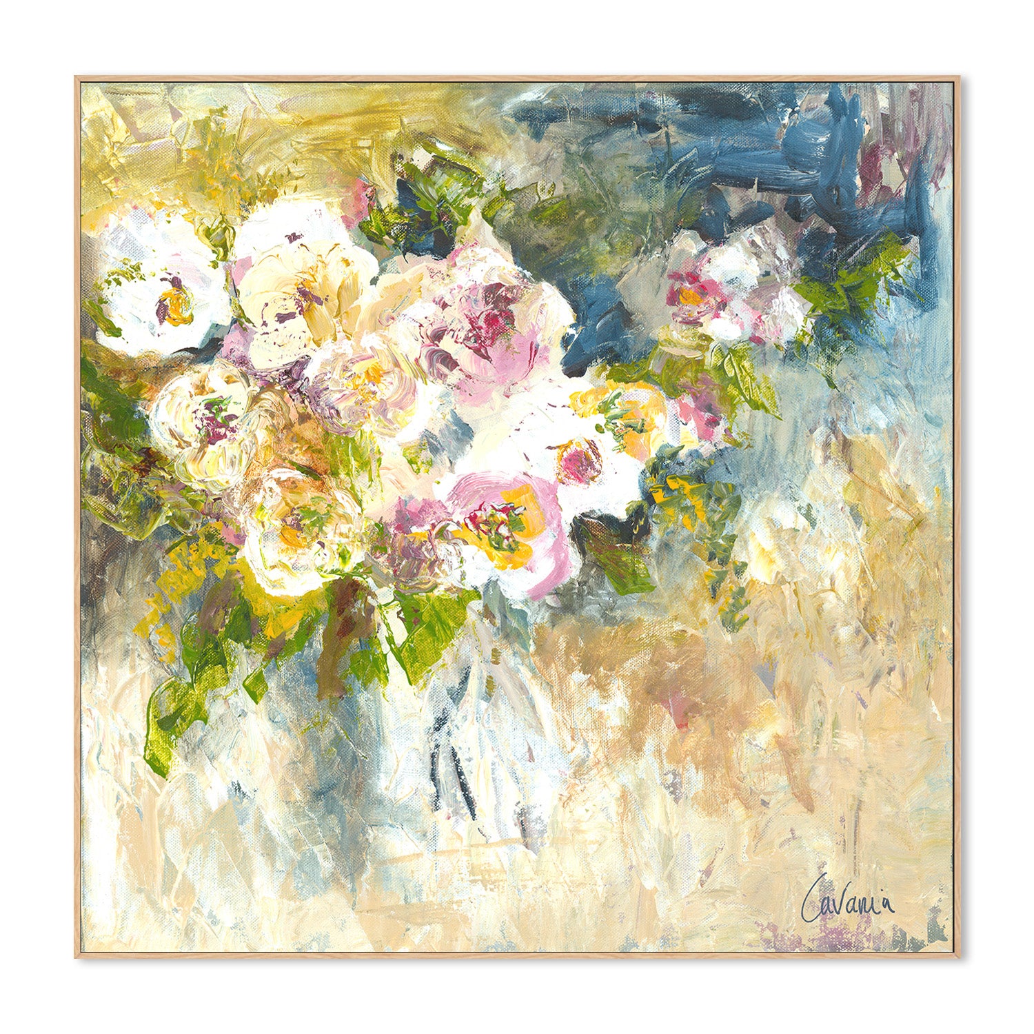 wall-art-print-canvas-poster-framed-Fleur De Jardin, Style B-4