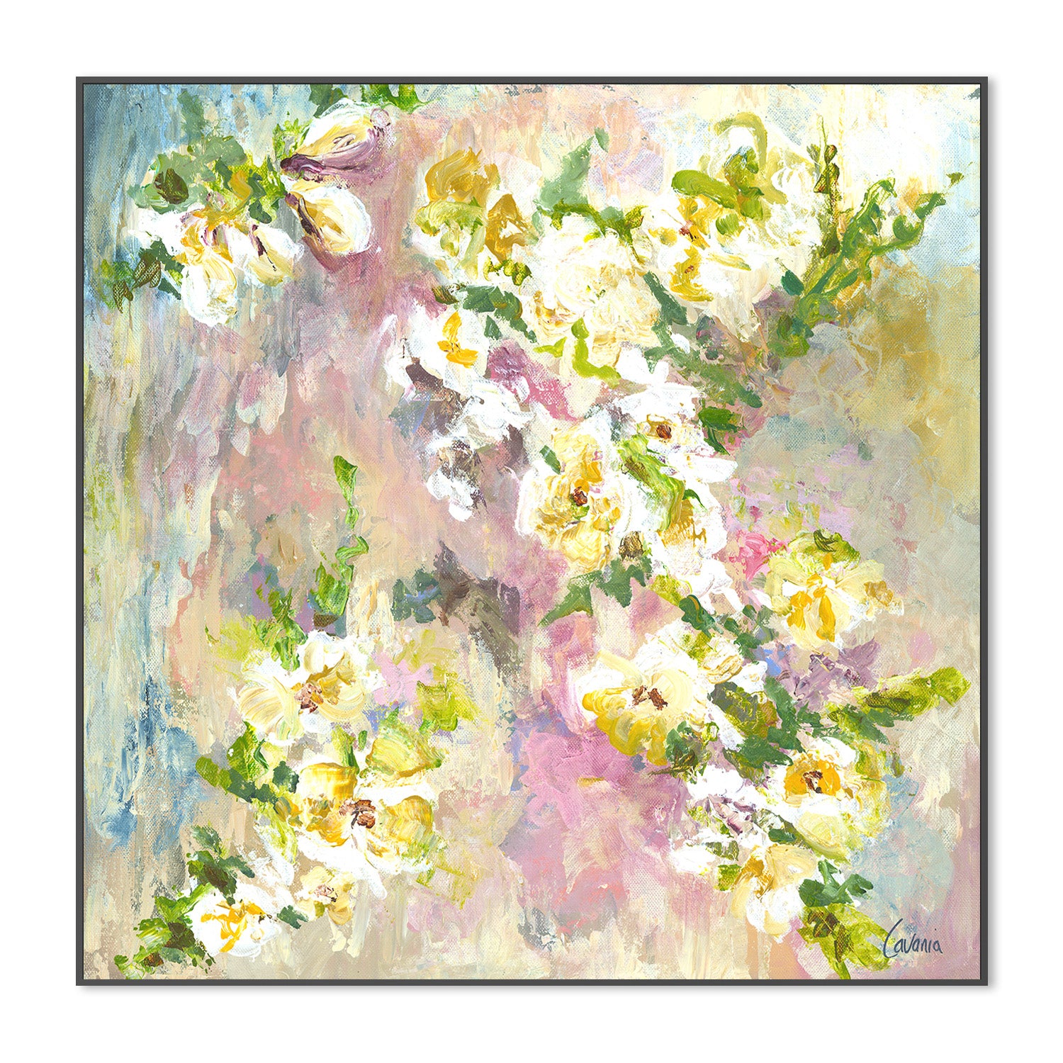 wall-art-print-canvas-poster-framed-Fleur De Jardin, Style C-3