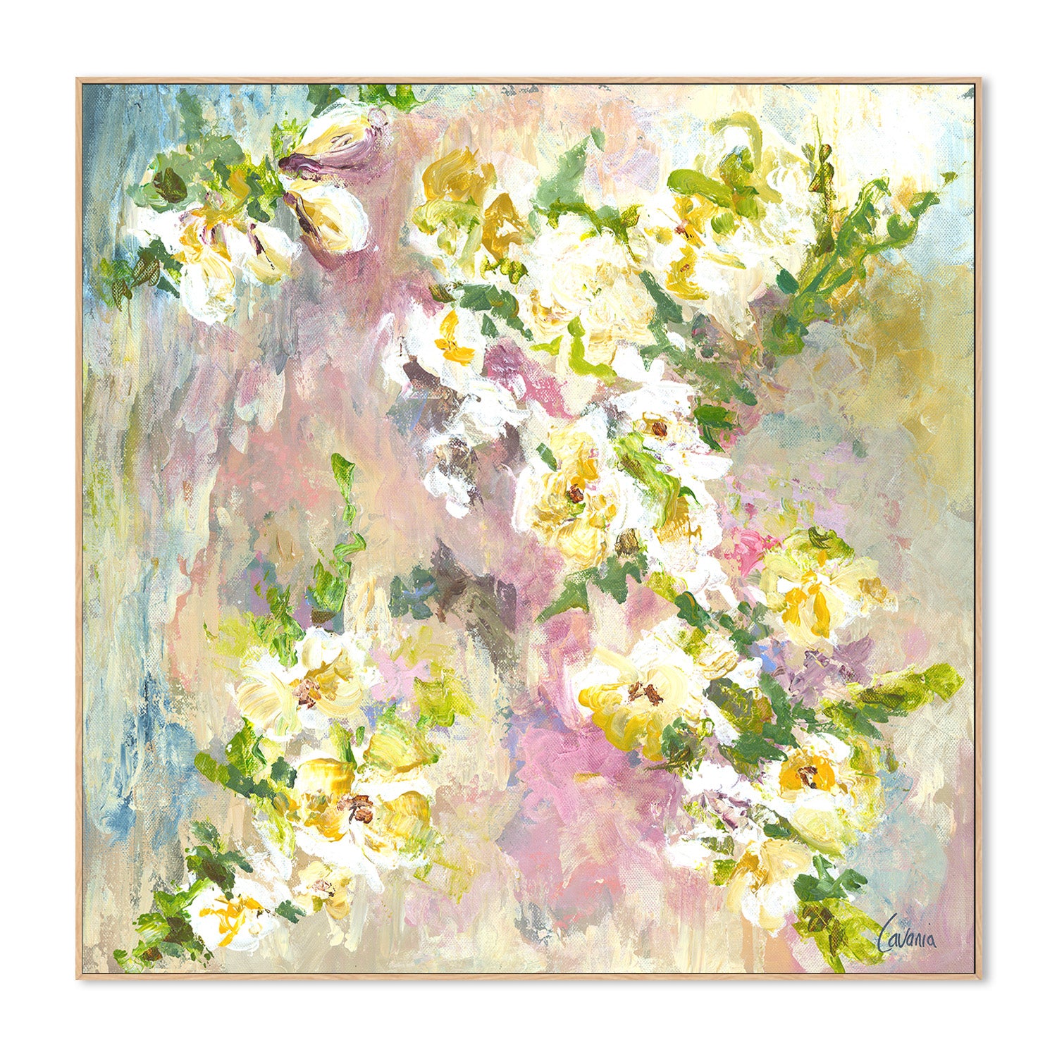 wall-art-print-canvas-poster-framed-Fleur De Jardin, Style C-4
