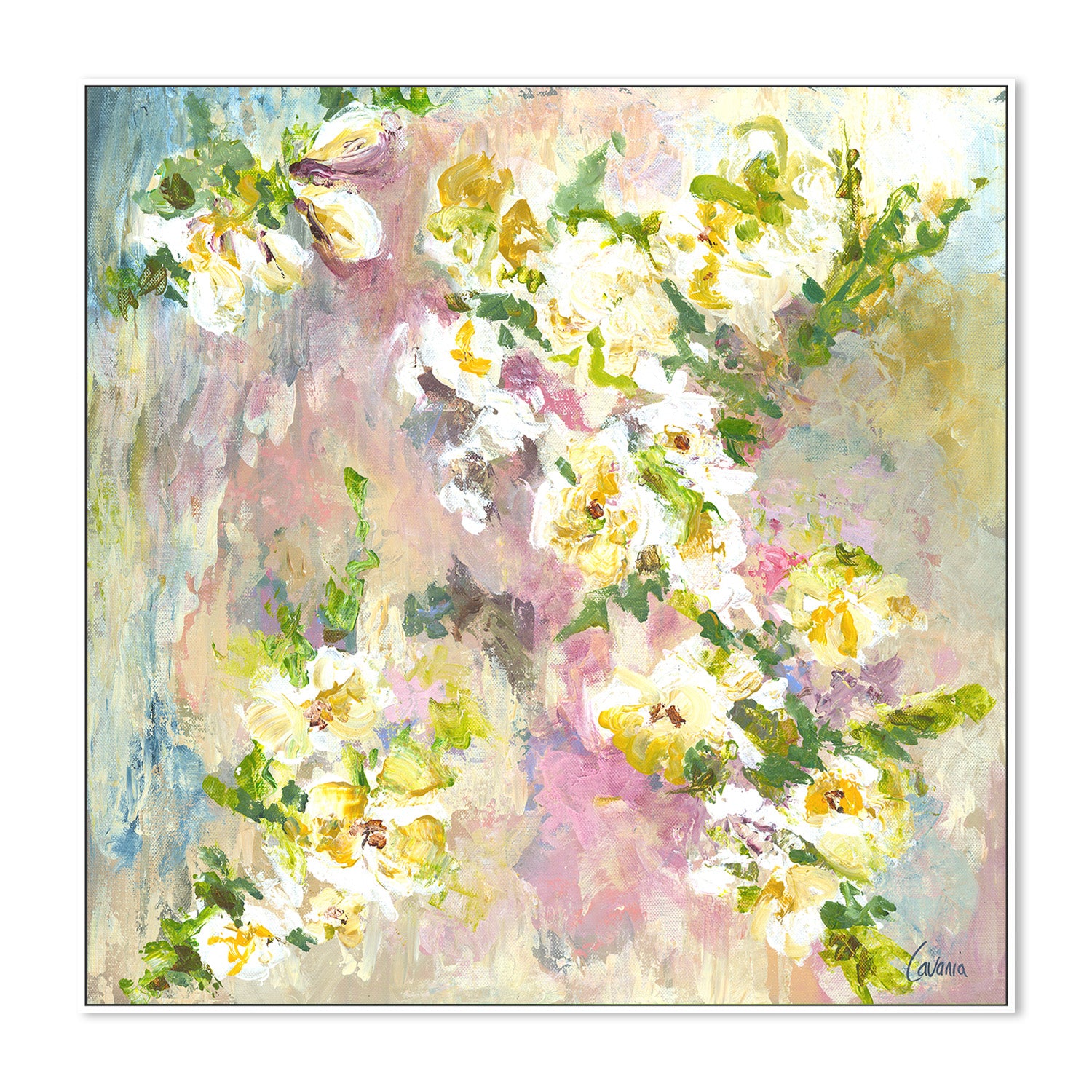 wall-art-print-canvas-poster-framed-Fleur De Jardin, Style C-5