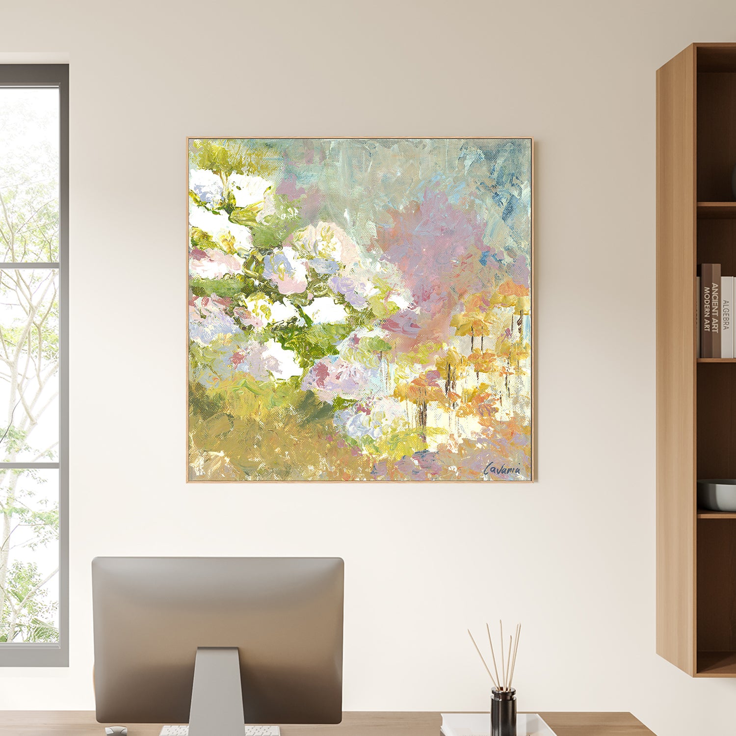 wall-art-print-canvas-poster-framed-Fleur De Jardin, Style D-2